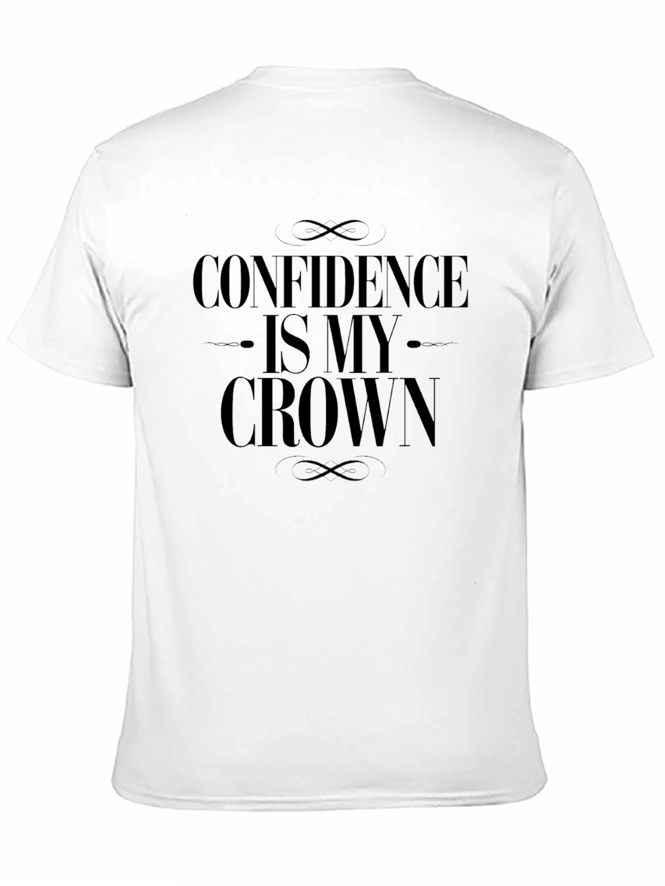 Confidence Is My Crown Black T-Shirt