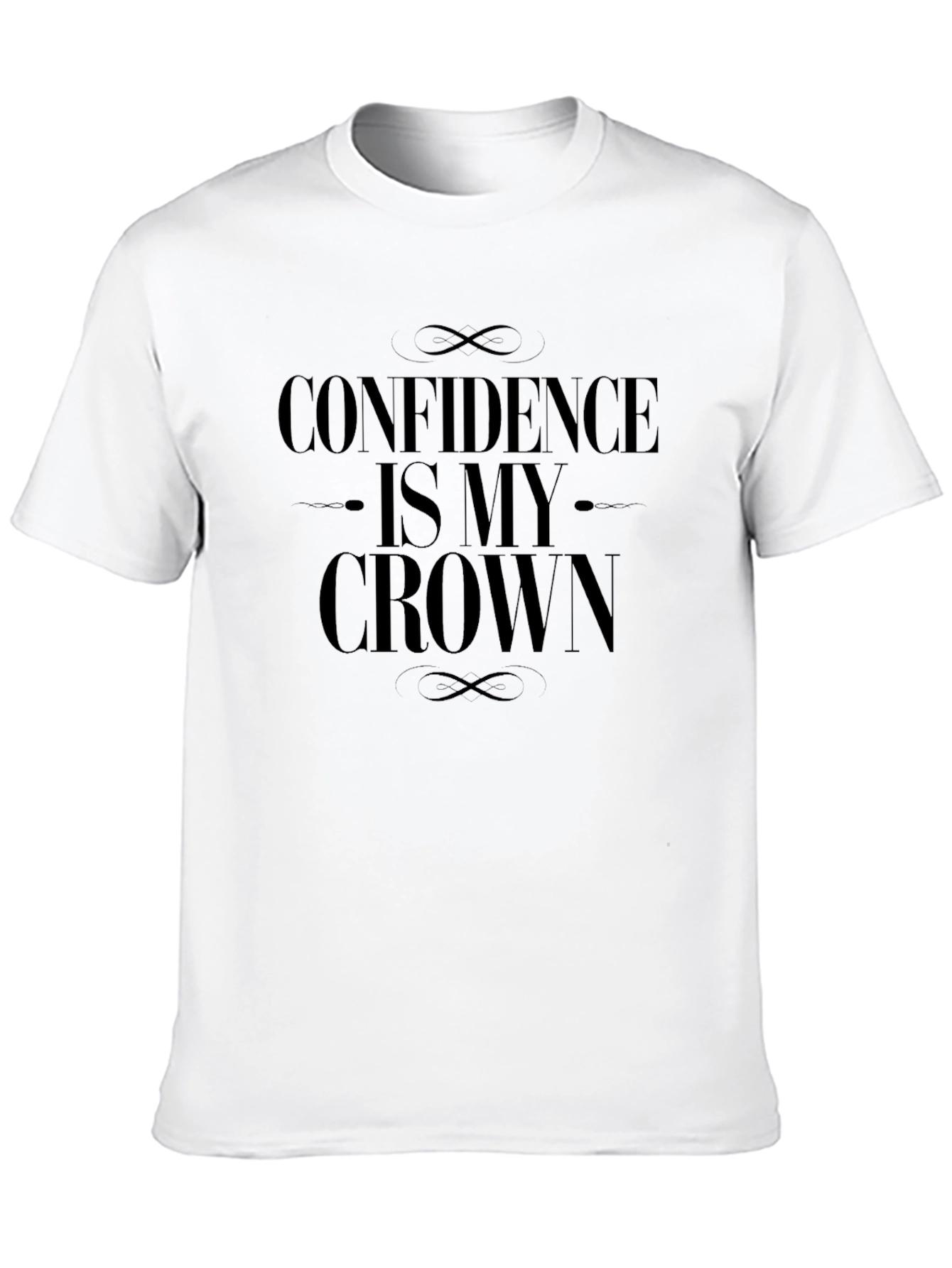 Confidence Is My Crown Black T-Shirt