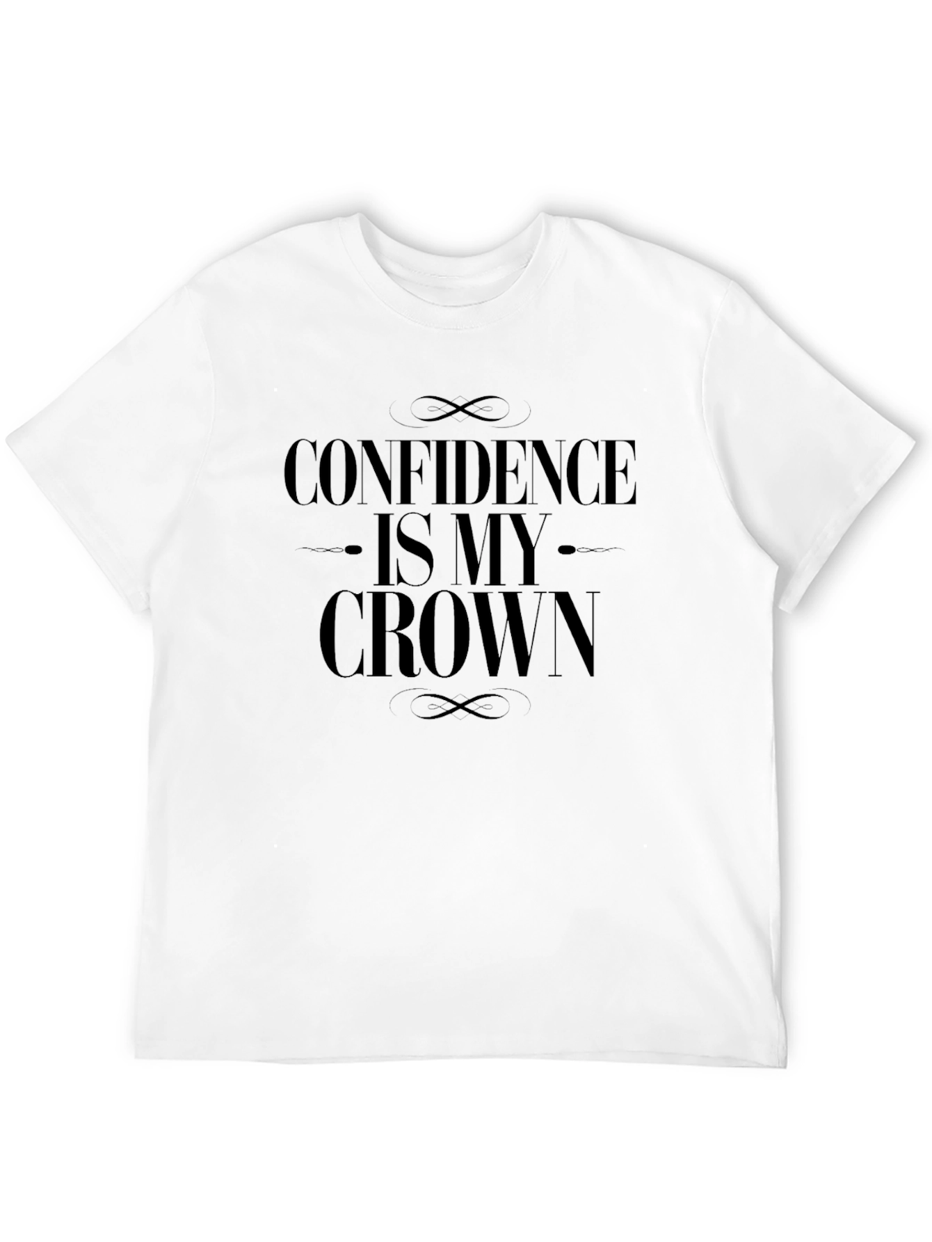 Confidence Is My Crown Black T-Shirt