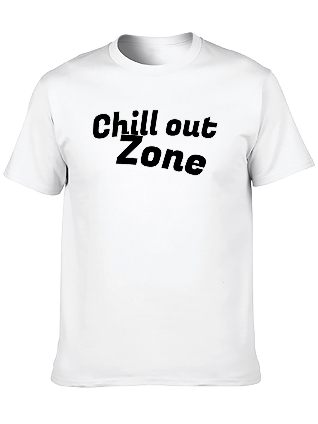 Chill Out Zone Black Graphic T-Shirt