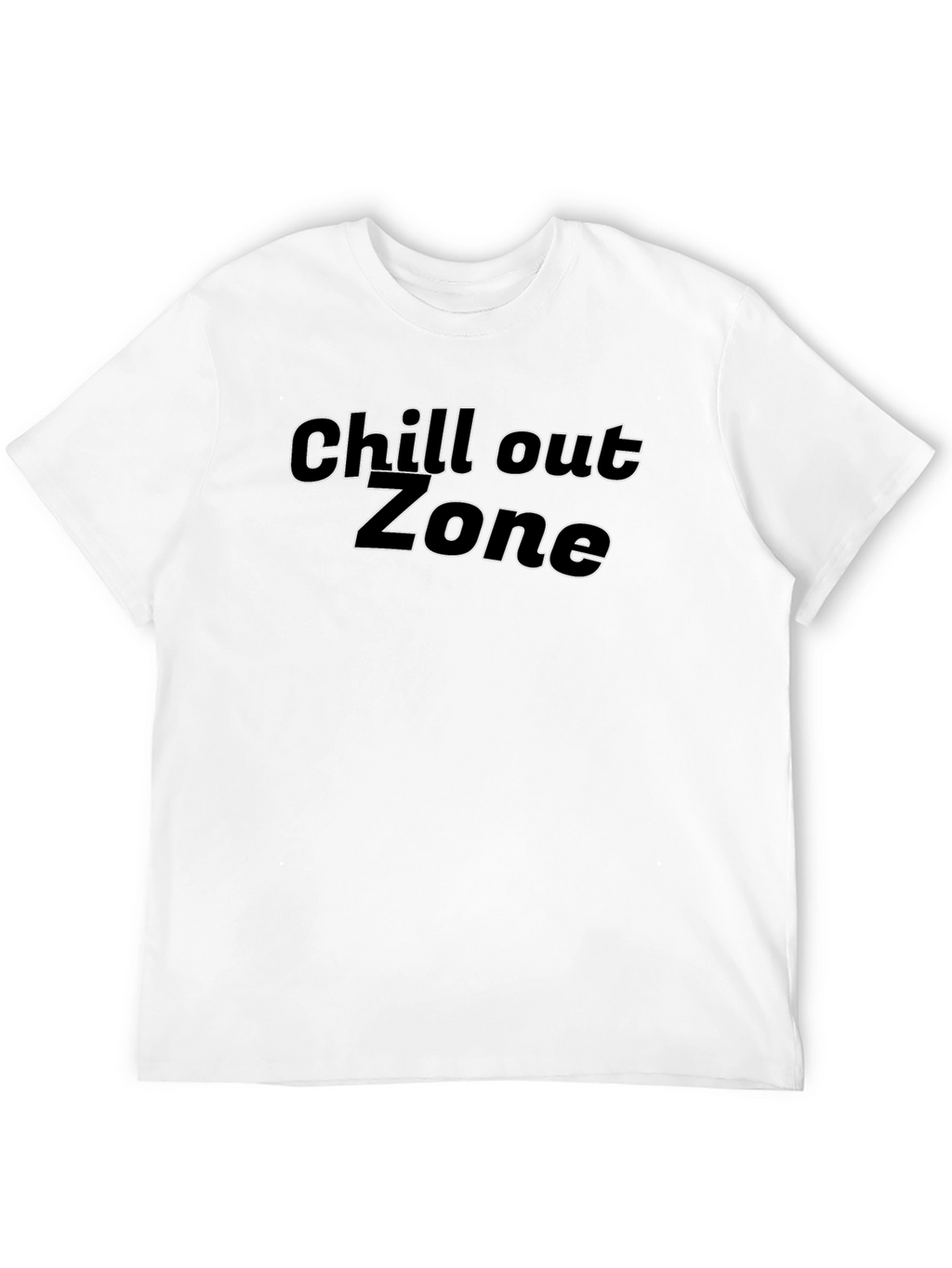 Chill Out Zone Black Graphic T-Shirt