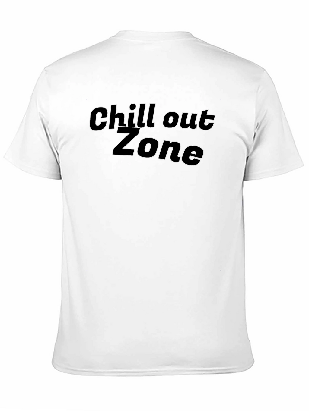 Chill Out Zone Black Graphic T-Shirt