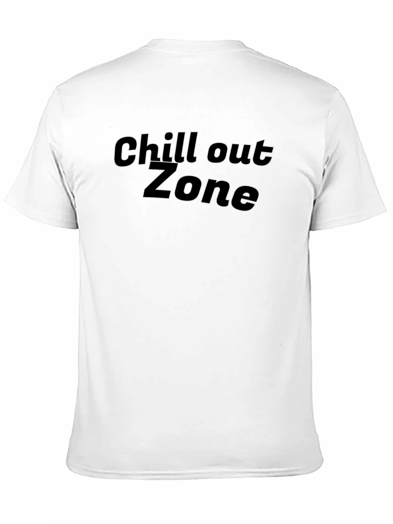 Chill Out Zone Black Graphic T-Shirt