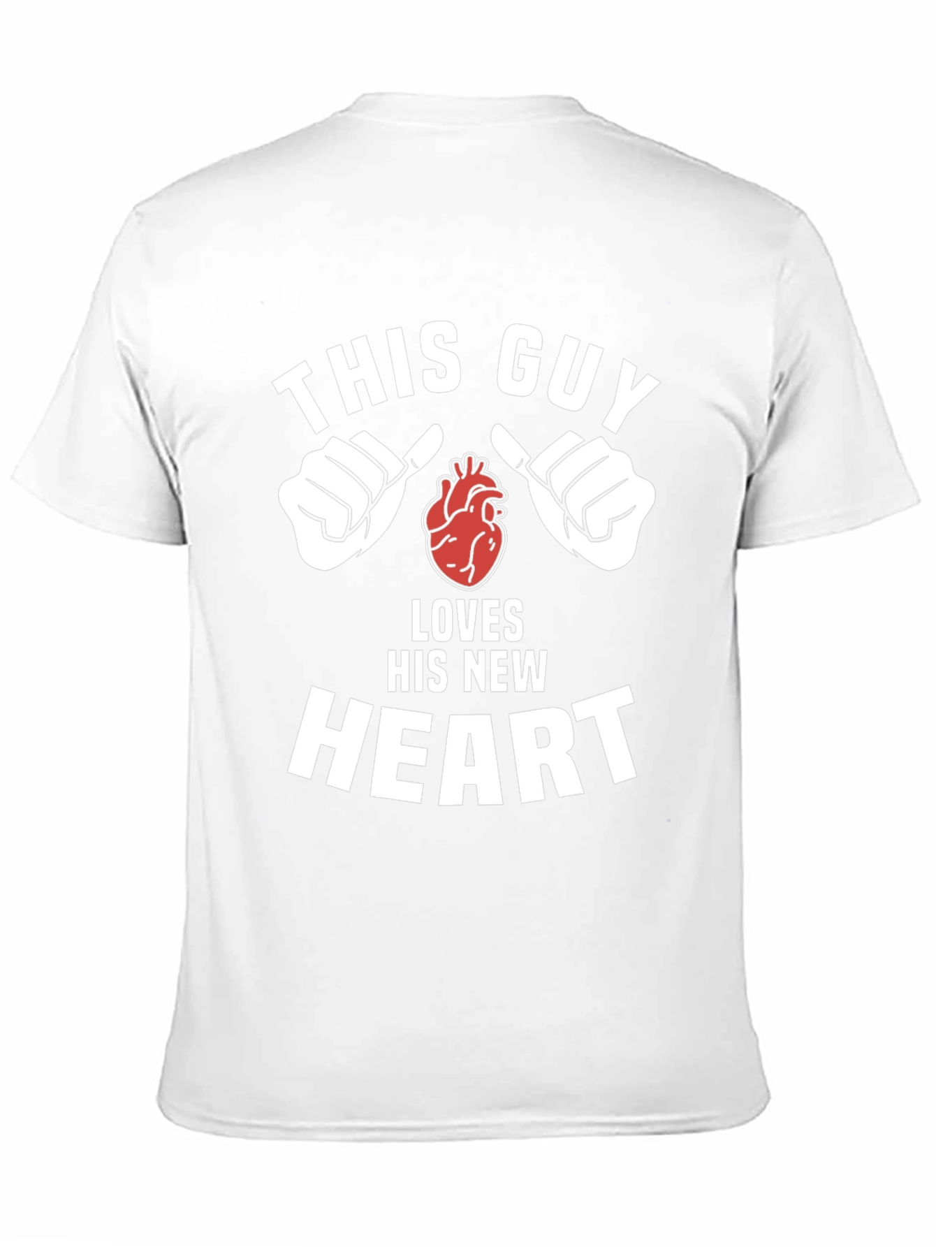 This Guy Loves His New Heart Graphic Tee