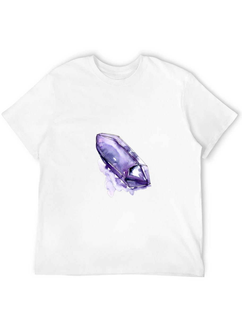 Crystal Graphic T-Shirt - Black Casual Tee