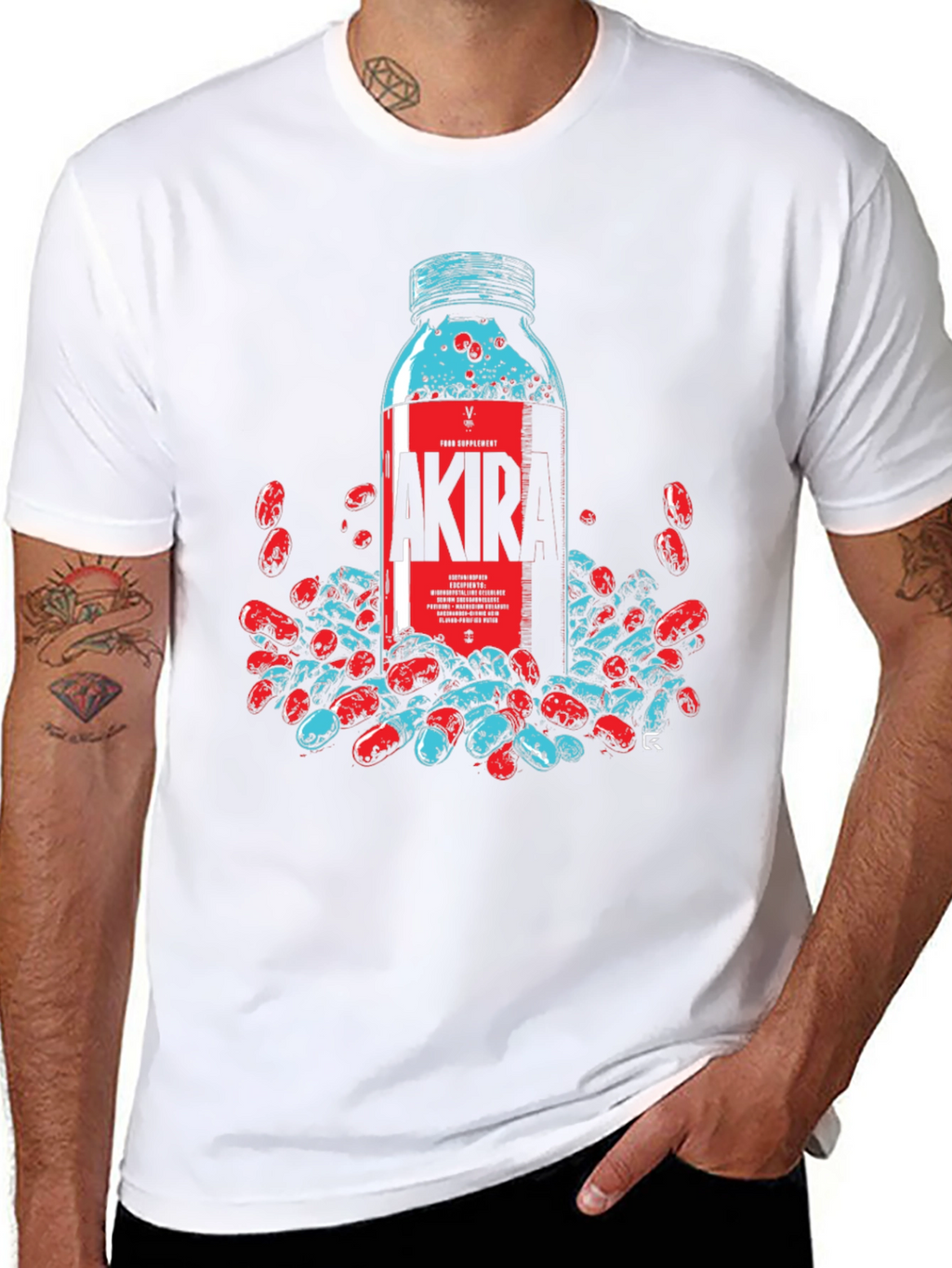 Akir Pill Bottle Graphic Tee