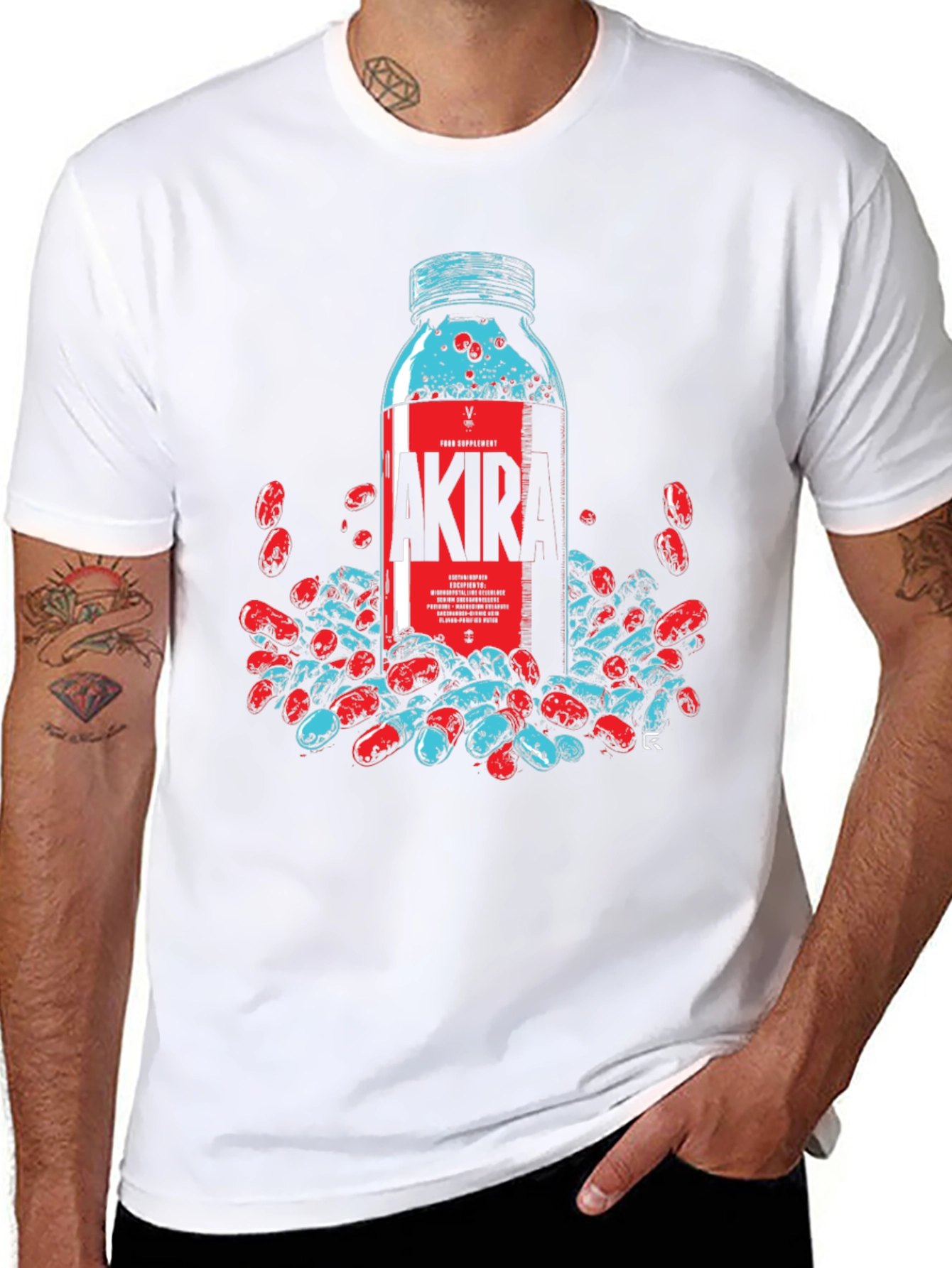 Akir Pill Bottle Graphic Tee