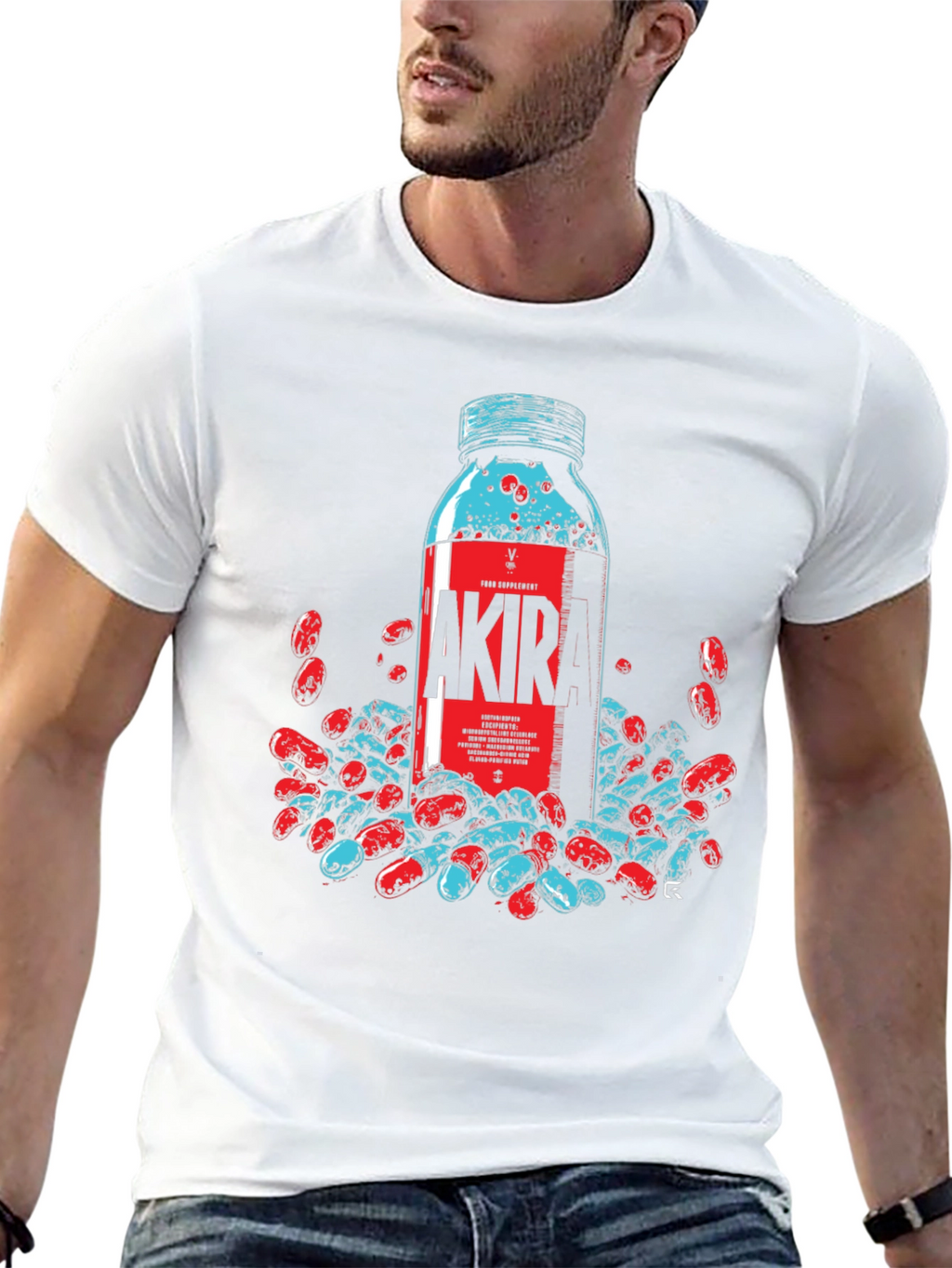 Akir Pill Bottle Graphic Tee
