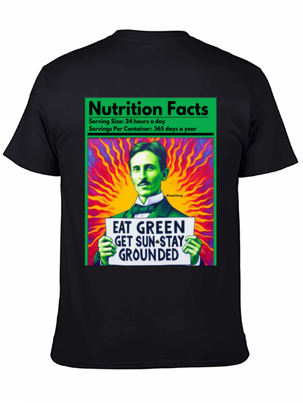 Eat Green Nikola Tesla T-Shirt