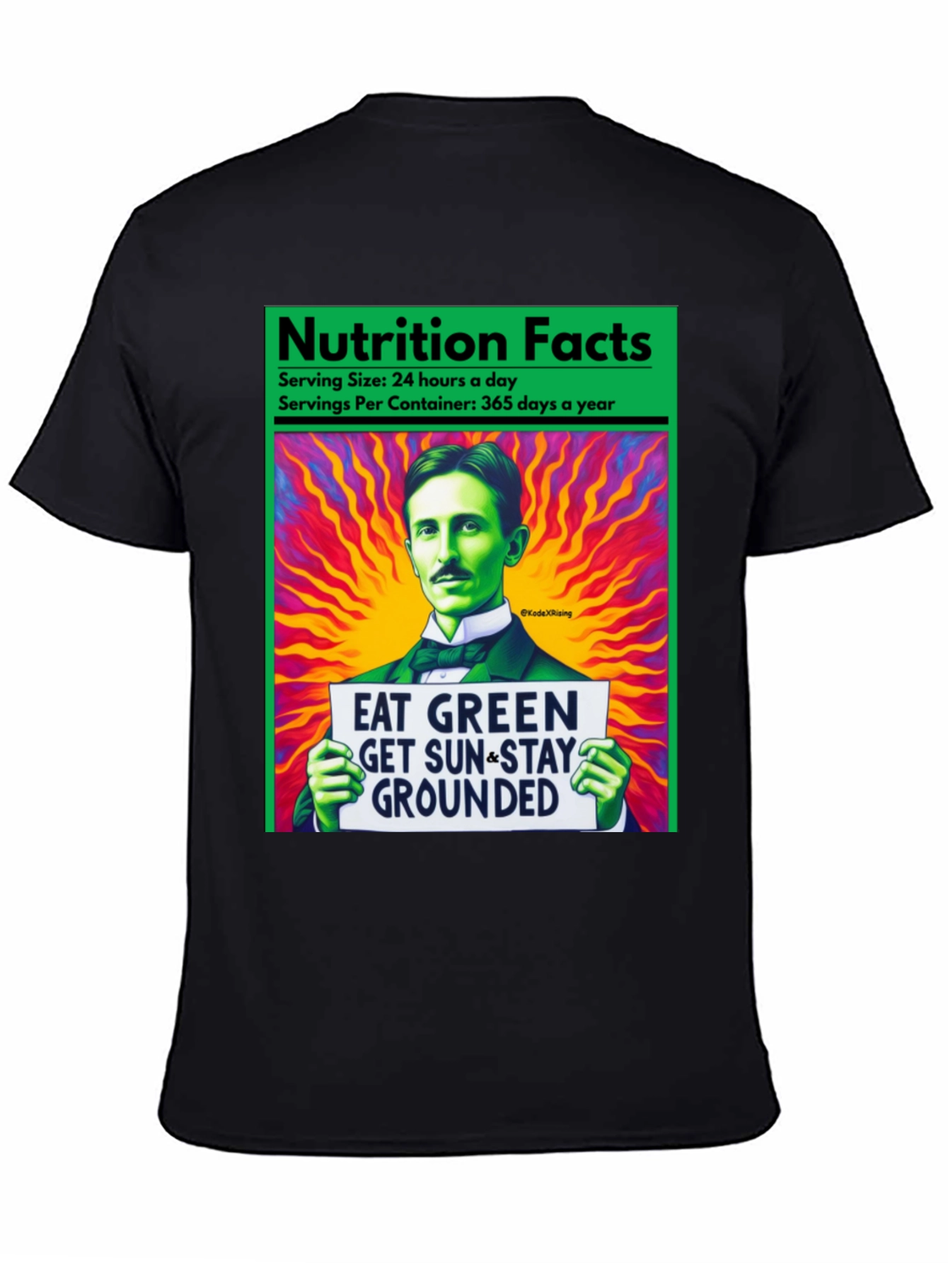 Eat Green Nikola Tesla T-Shirt