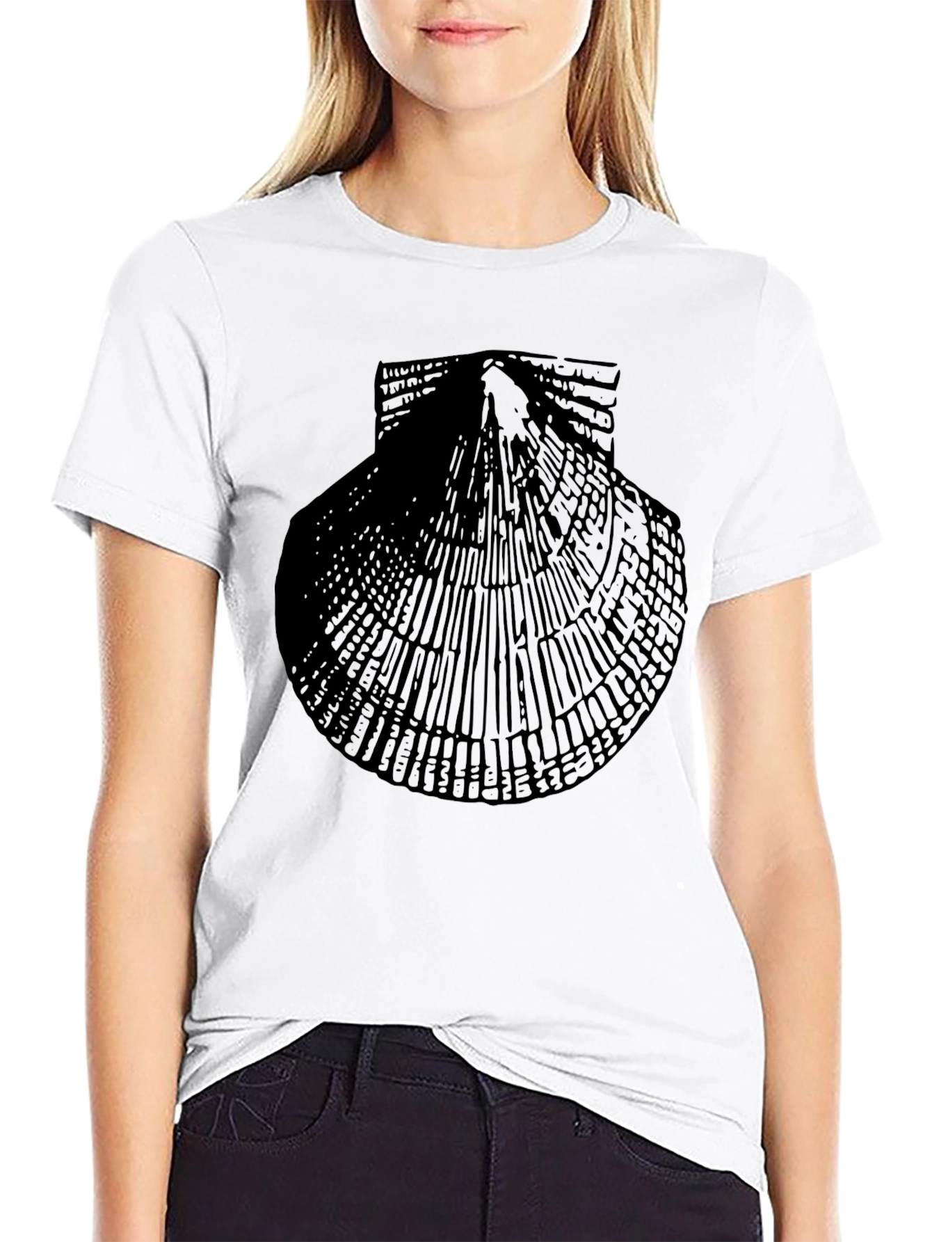 Abstract Hat Graphic Tee - Modern Streetwear Style
