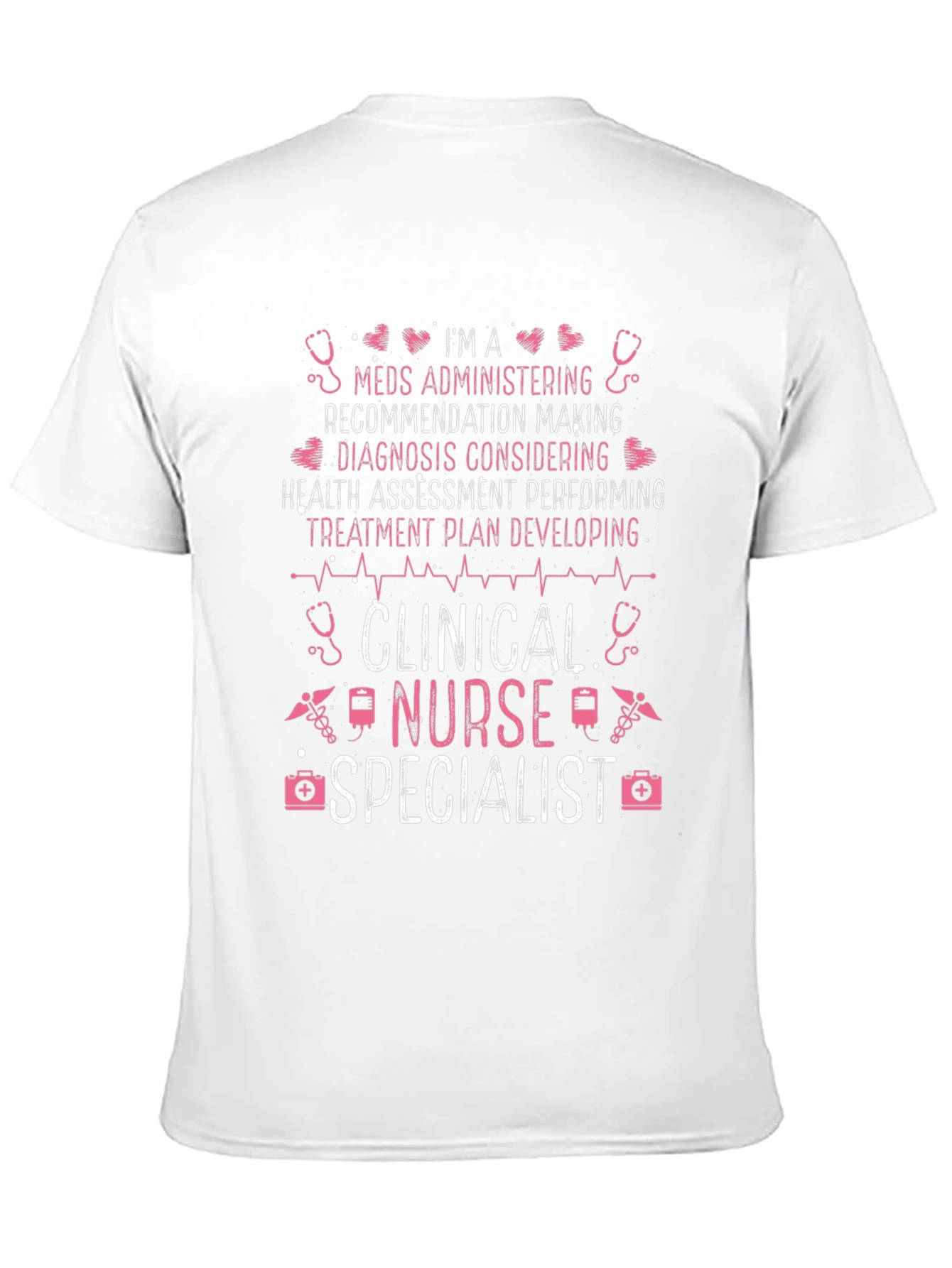 Clinical Nurse Specialist Graphic Tee - Black Cotton