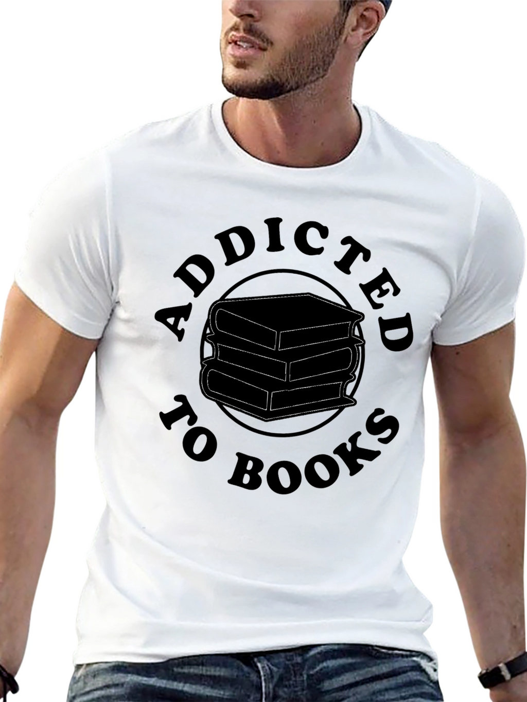 Addicted to Books Graphic Tee