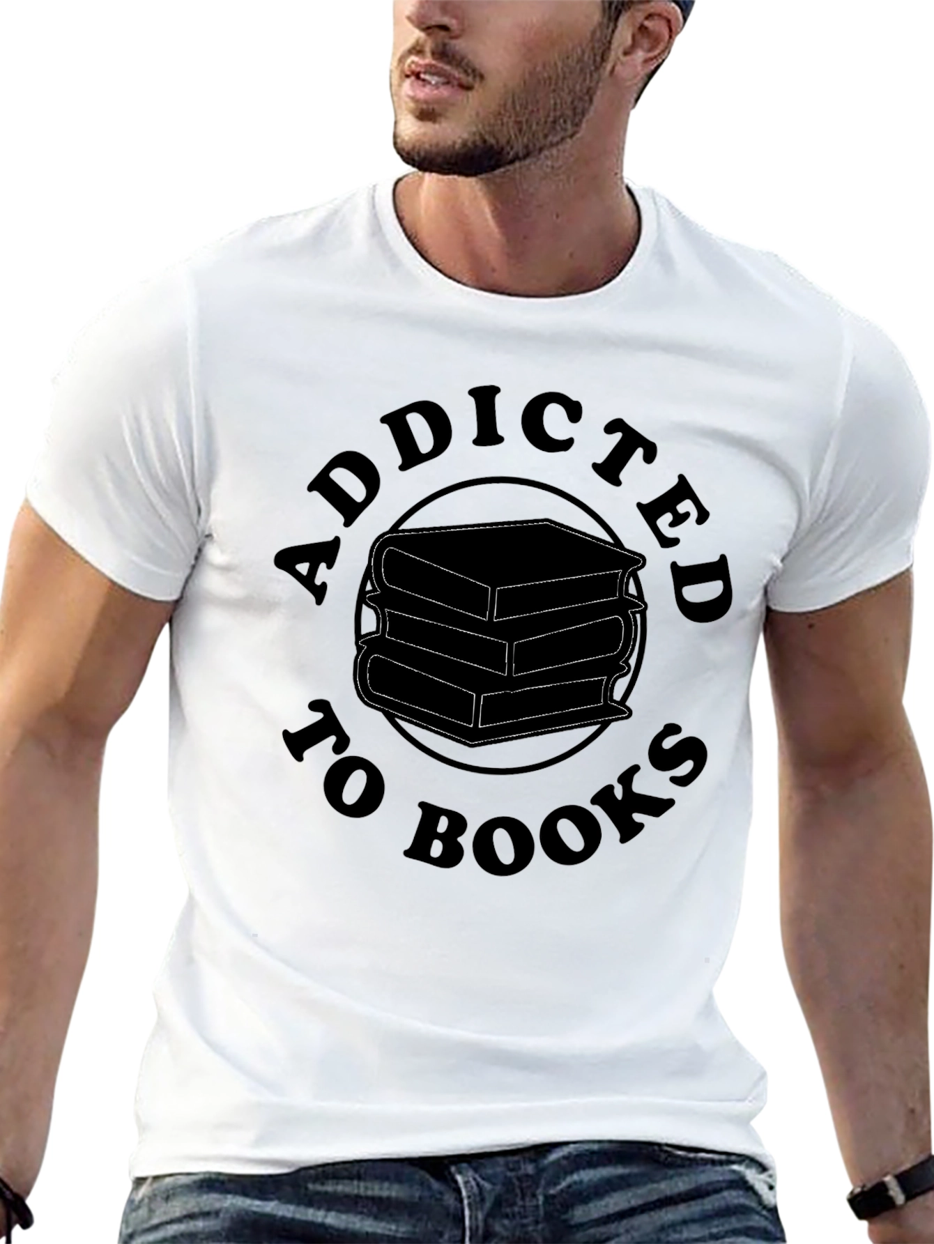 Addicted to Books Graphic Tee