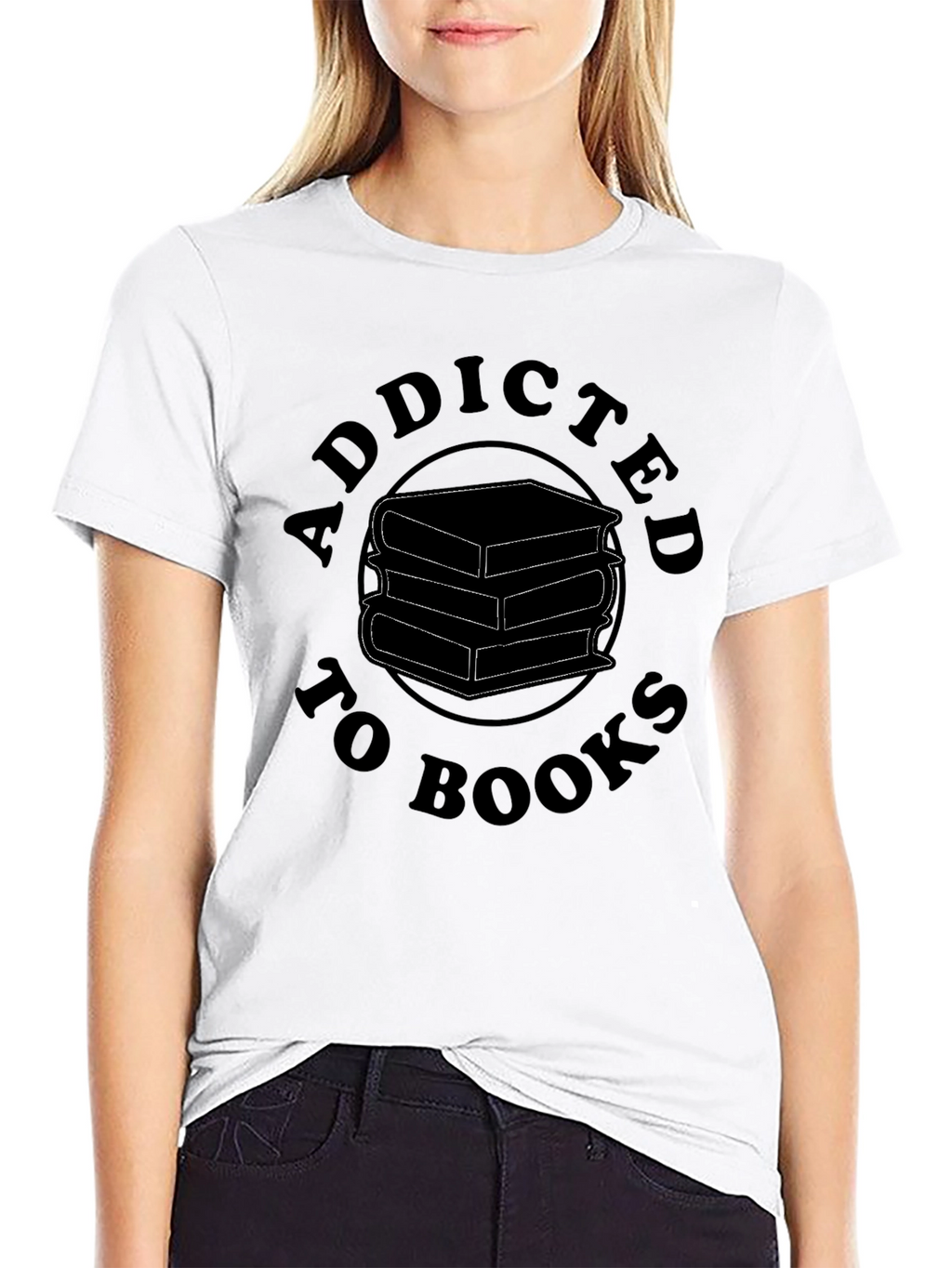 Addicted to Books Graphic Tee