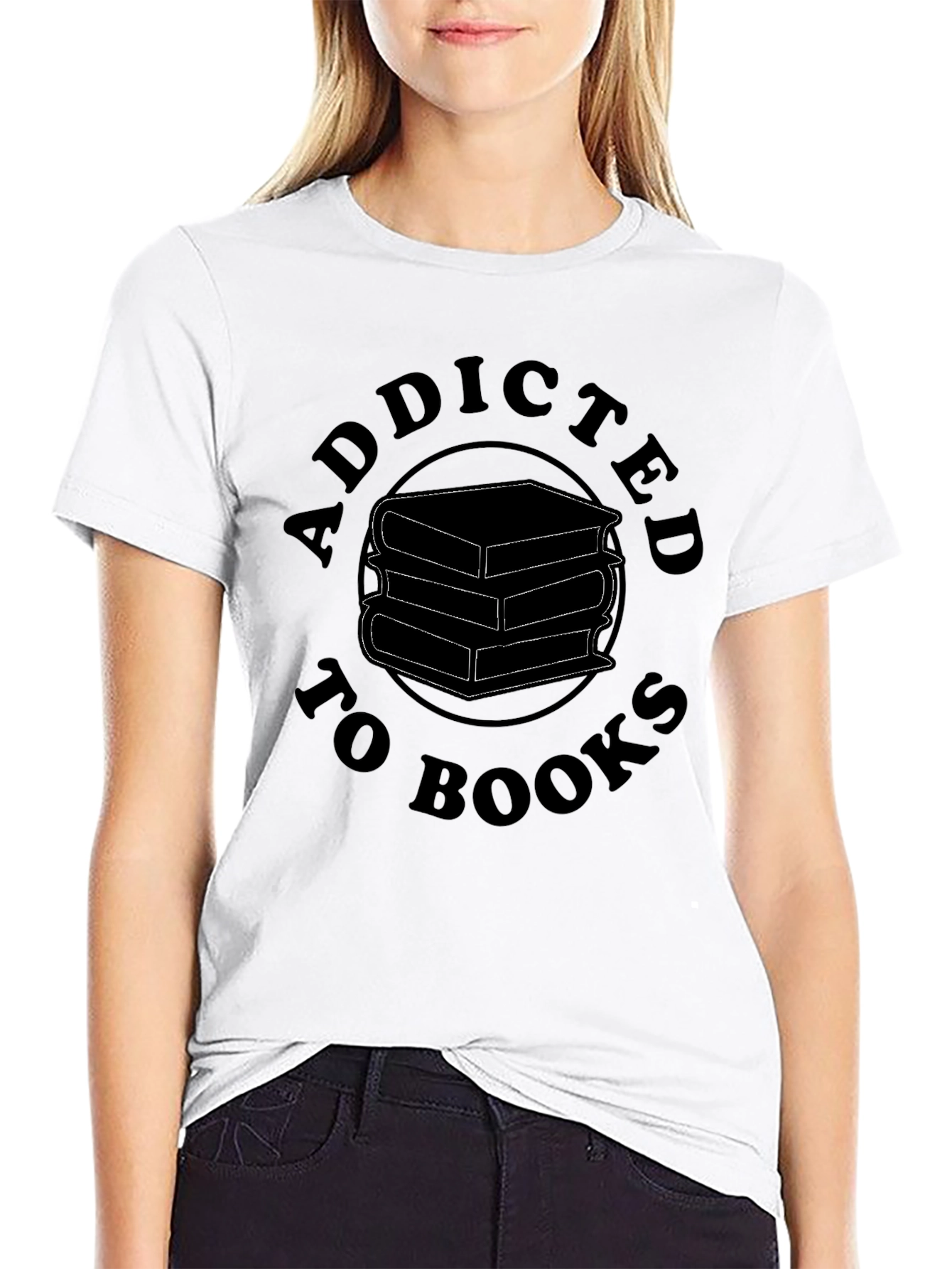 Addicted to Books Graphic Tee