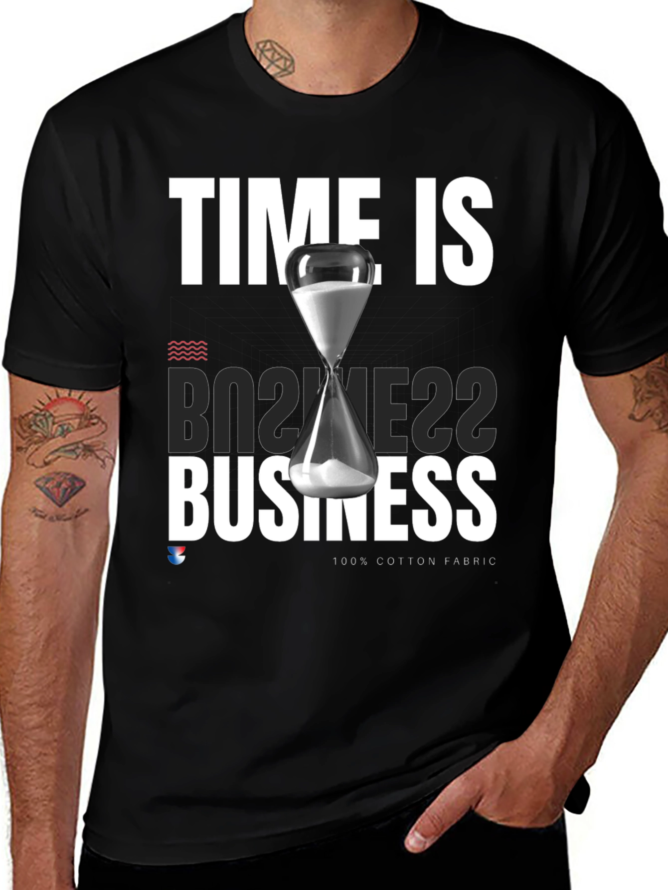 Time is Business Graphic Tee