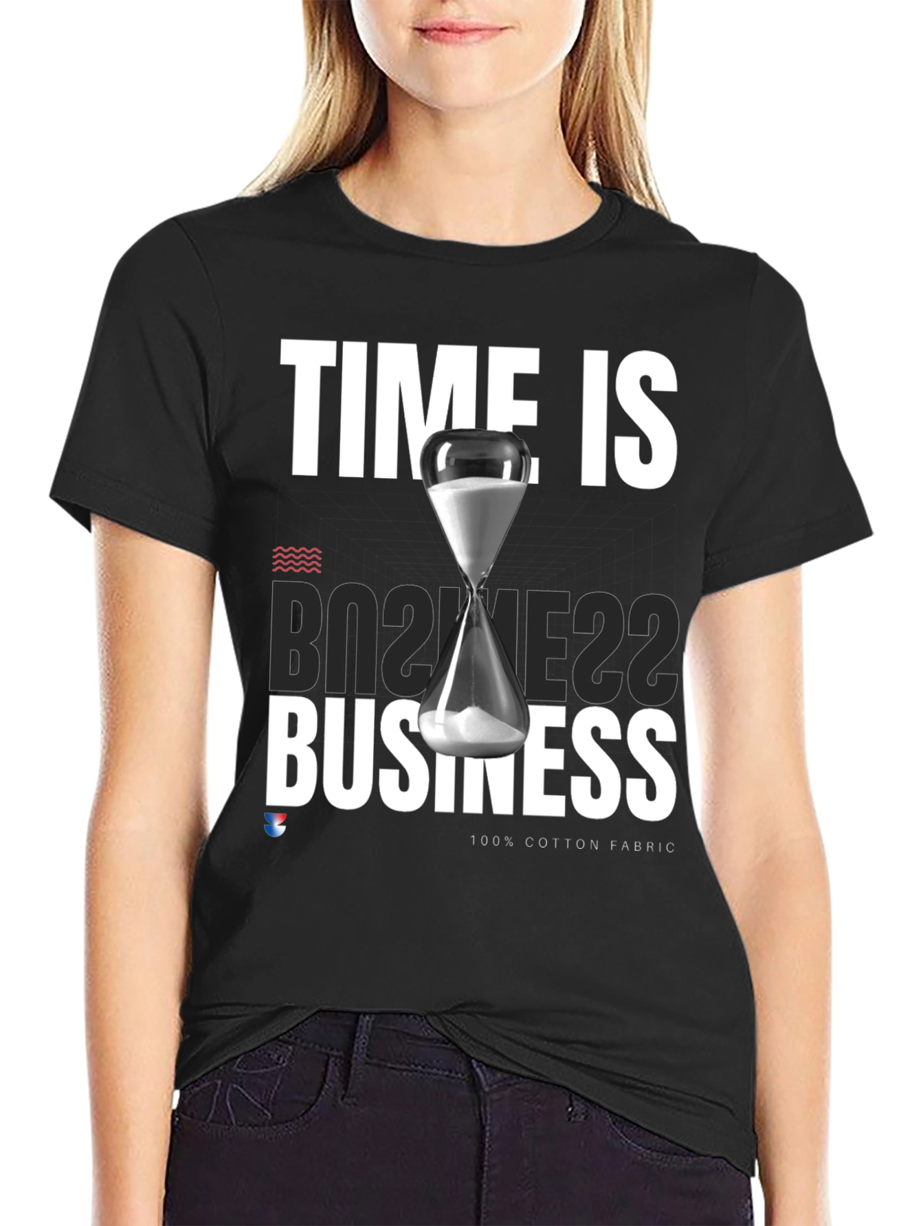 Time is Business Graphic Tee