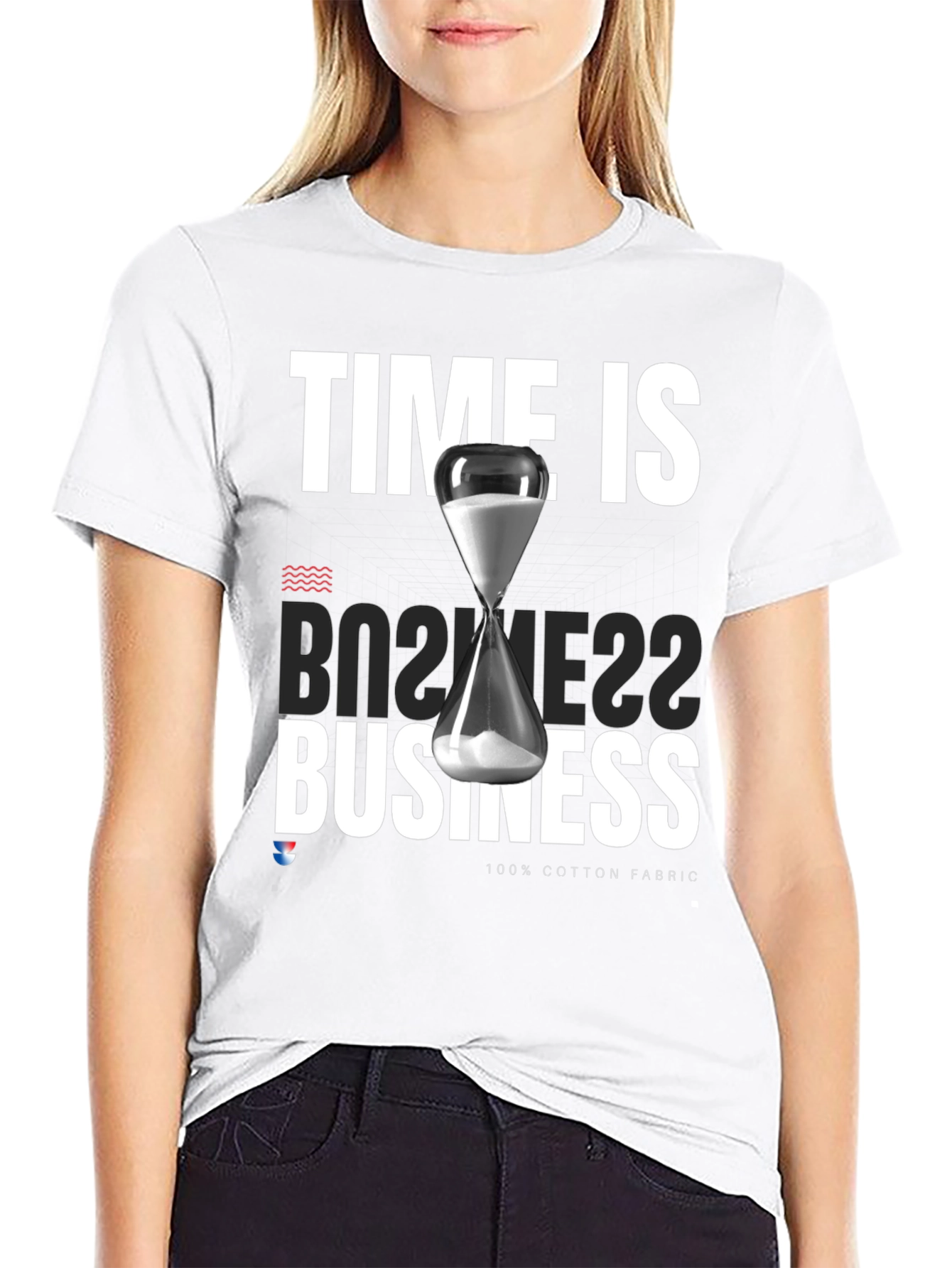 Time is Business Graphic Tee