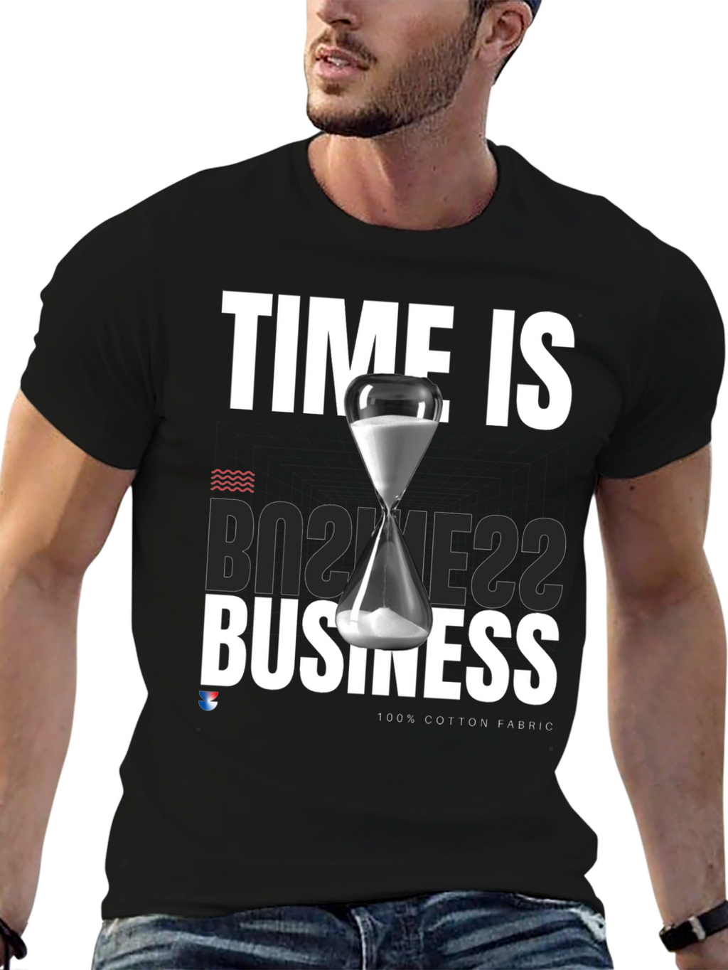 Time is Business Graphic Tee