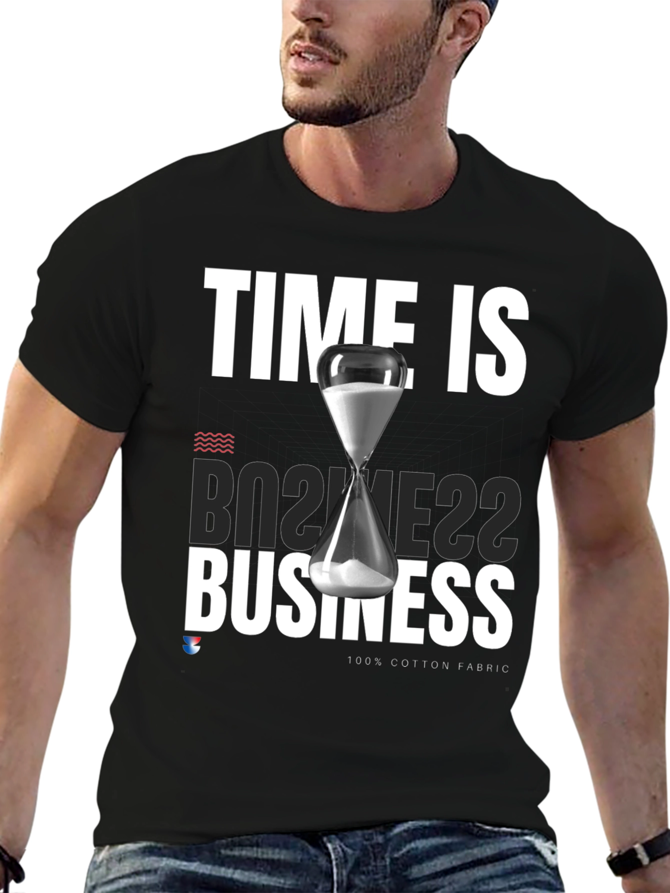 Time is Business Graphic Tee