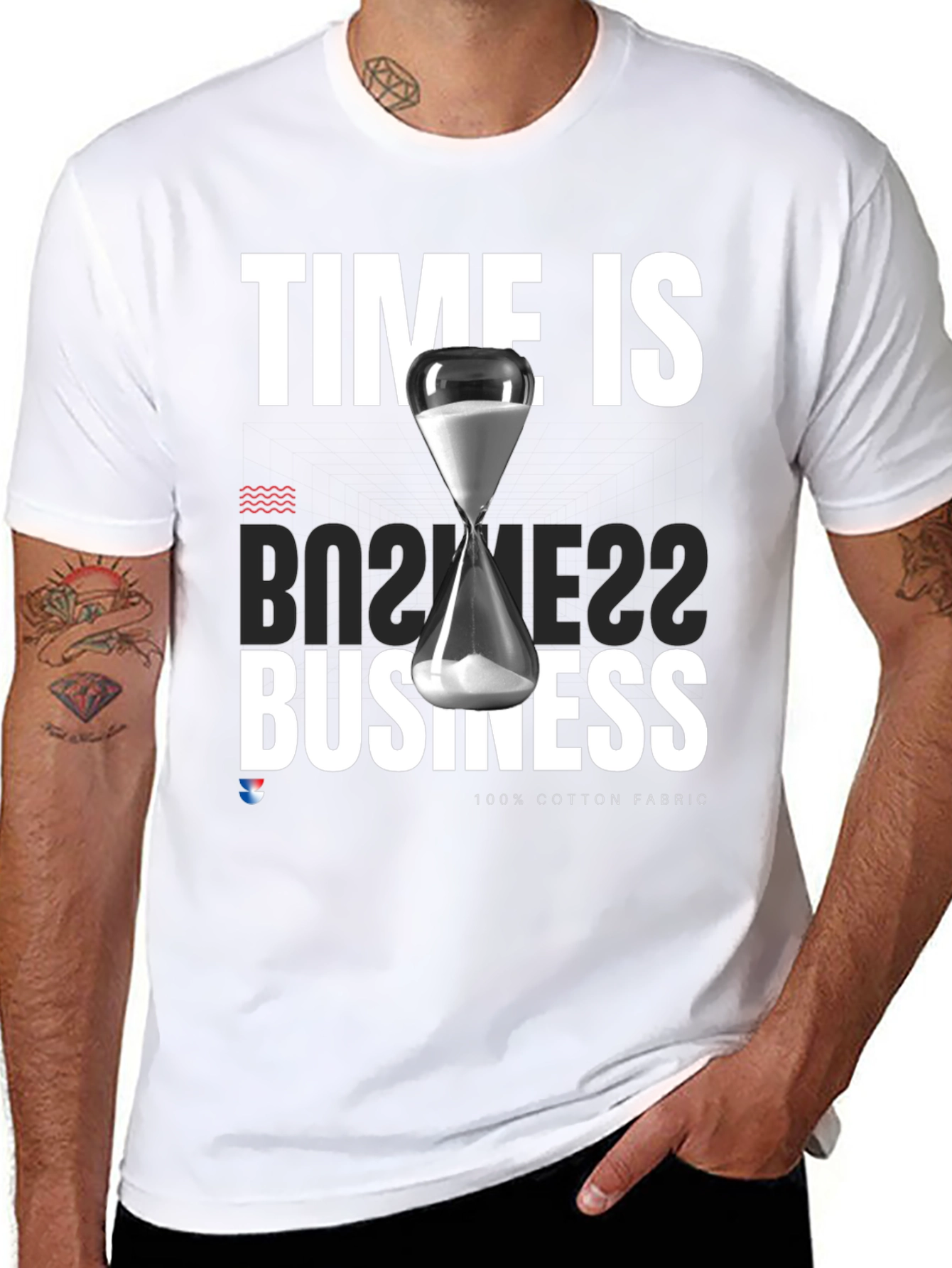 Time is Business Graphic Tee