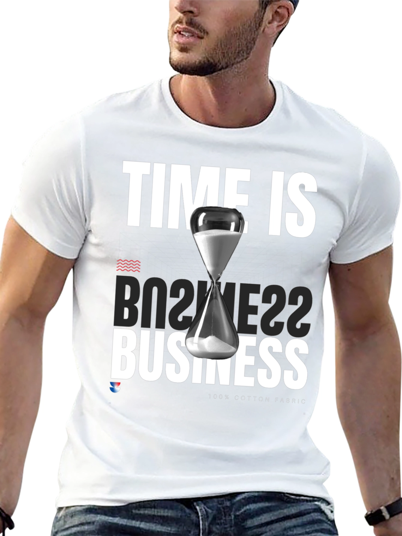 Time is Business Graphic Tee