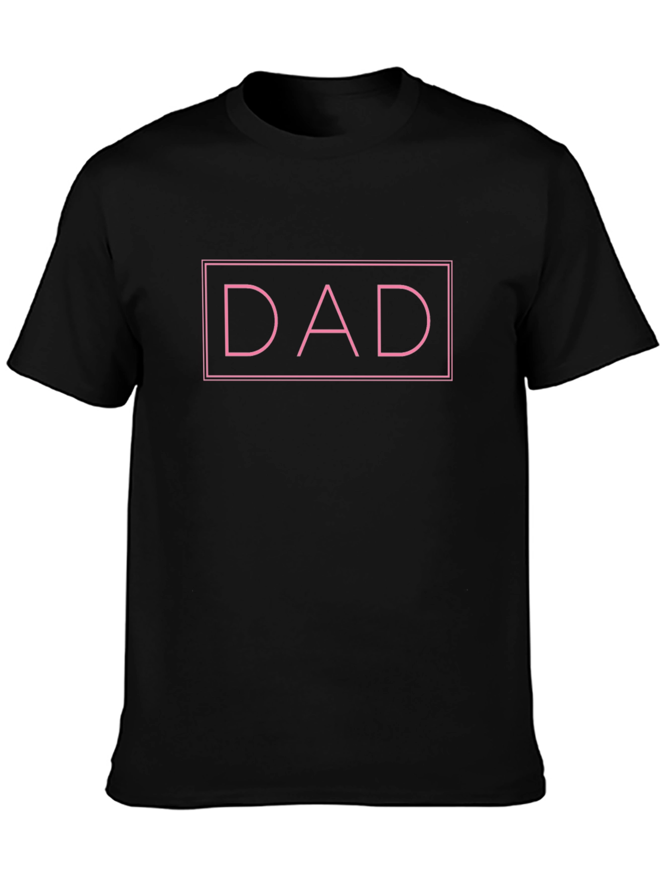Dad Graphic Tee - Pink Outline