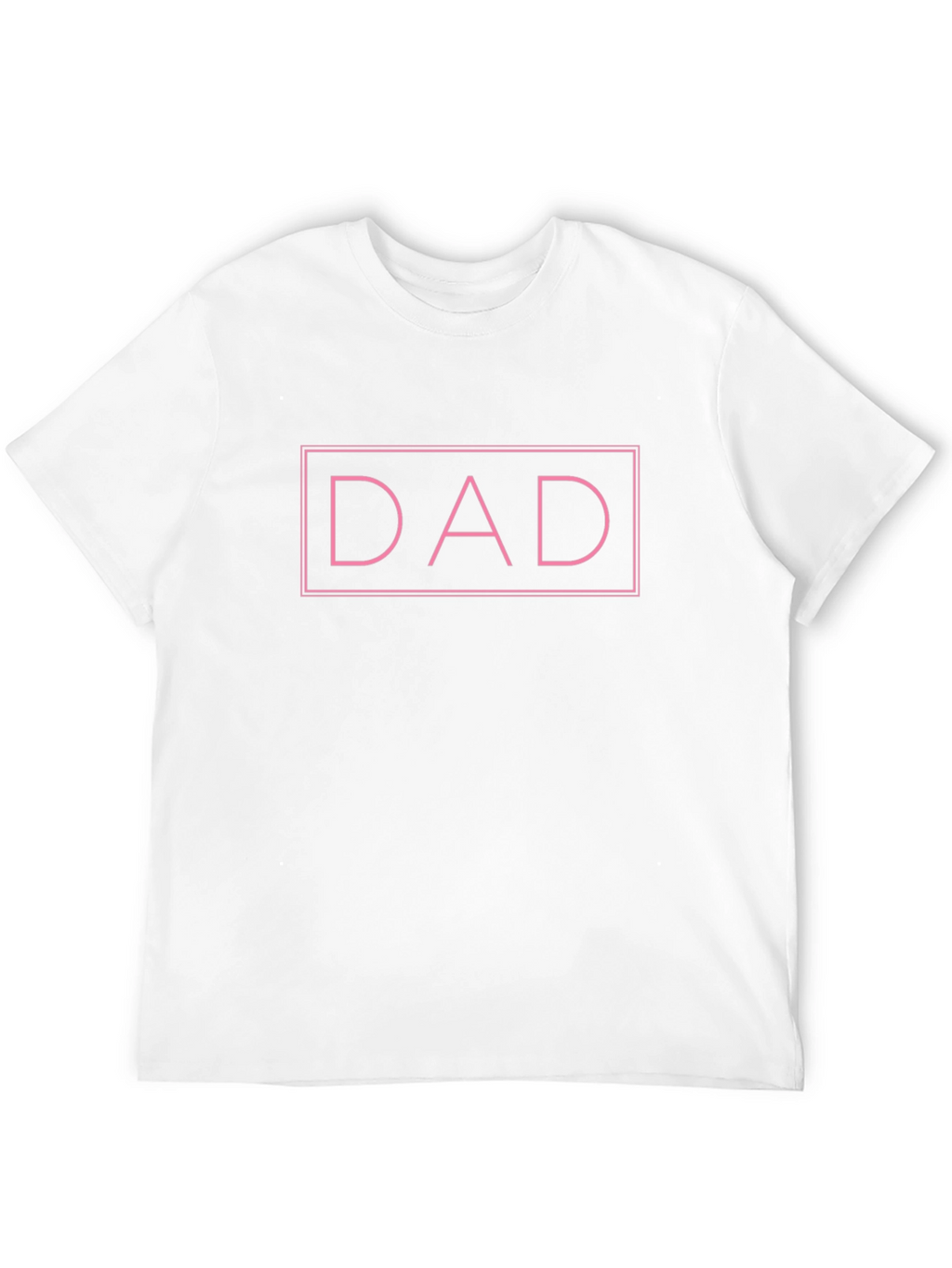 Dad Graphic Tee - Pink Outline