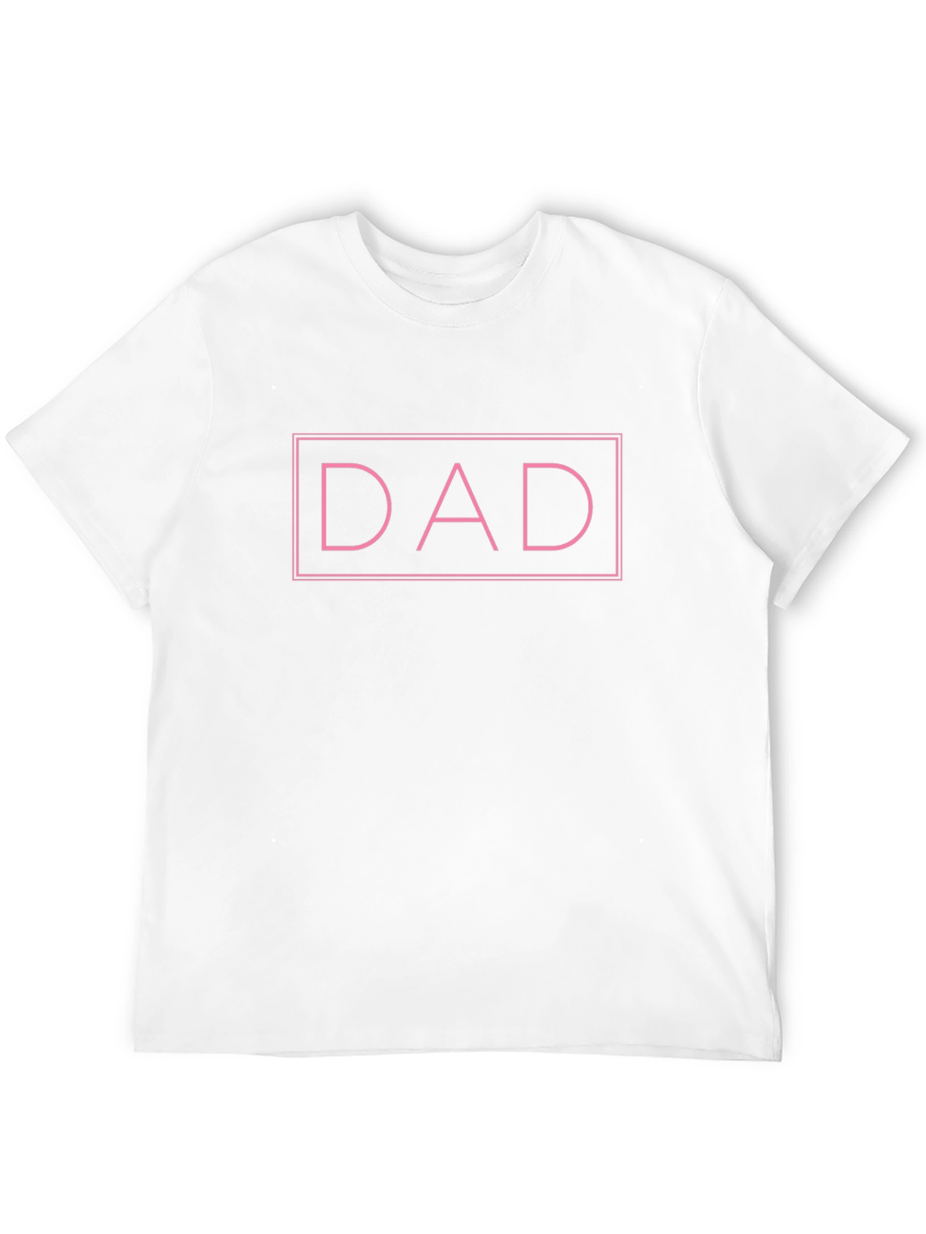 Dad Graphic Tee - Pink Outline
