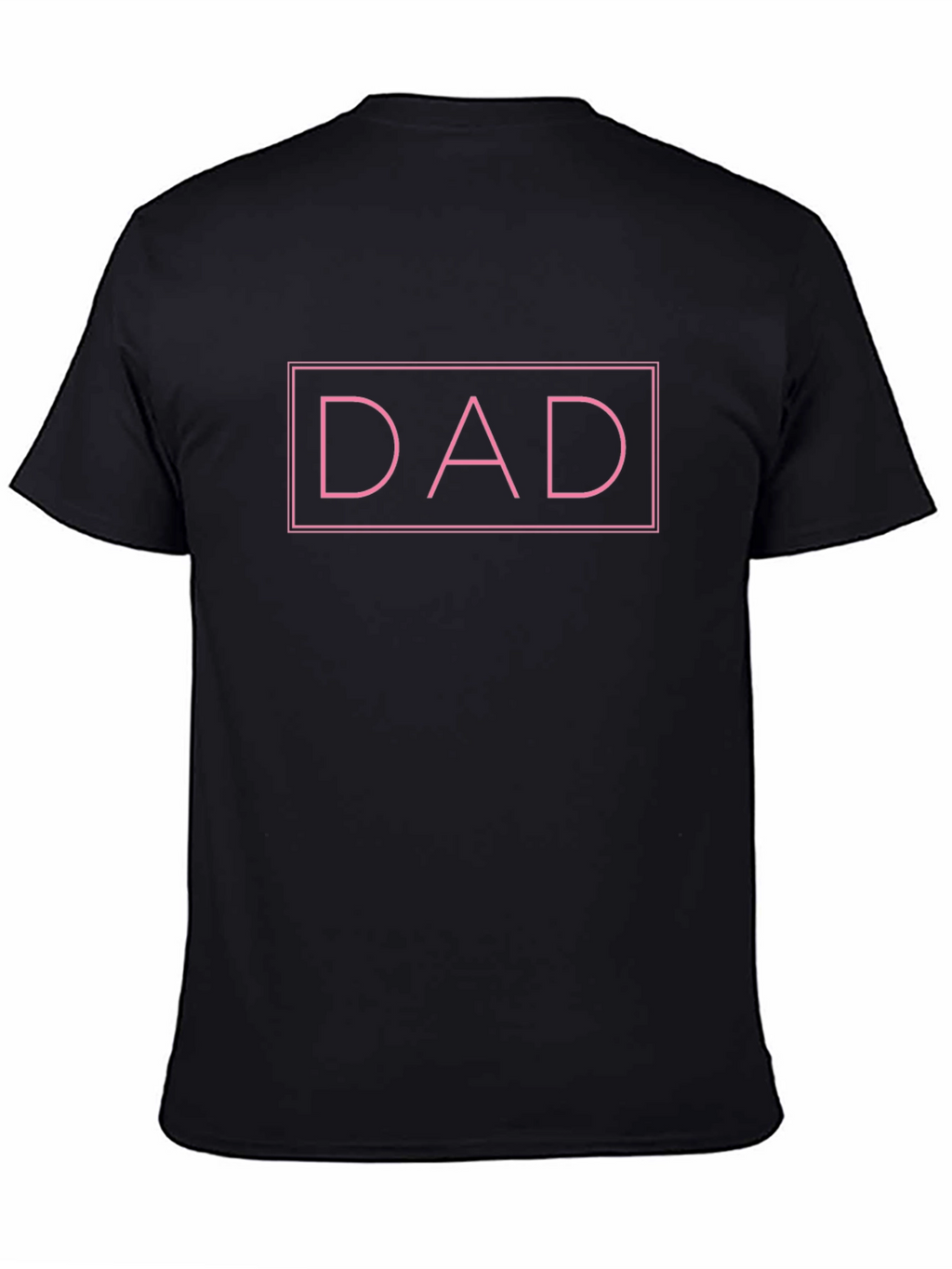 Dad Graphic Tee - Pink Outline