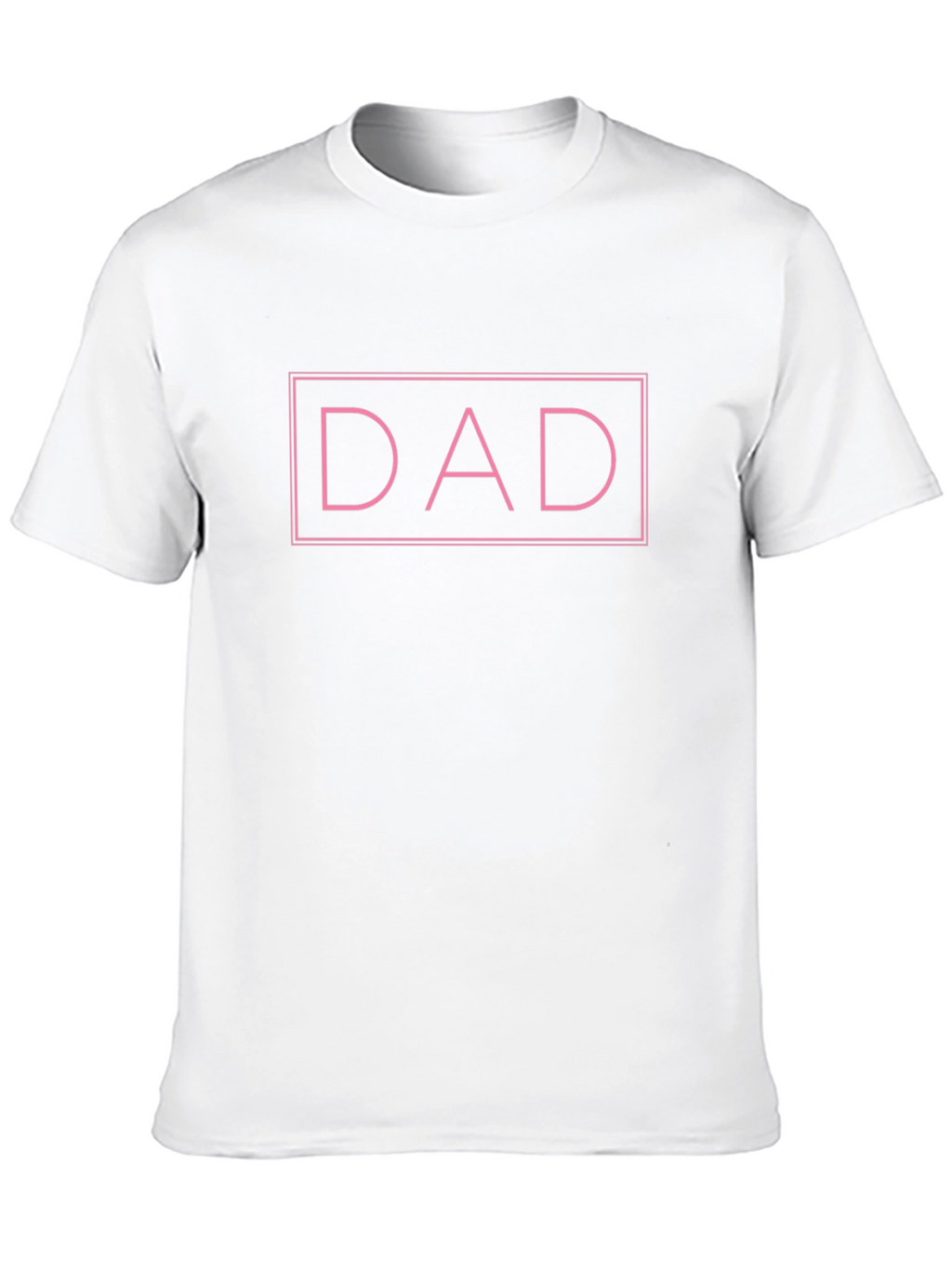 Dad Graphic Tee - Pink Outline