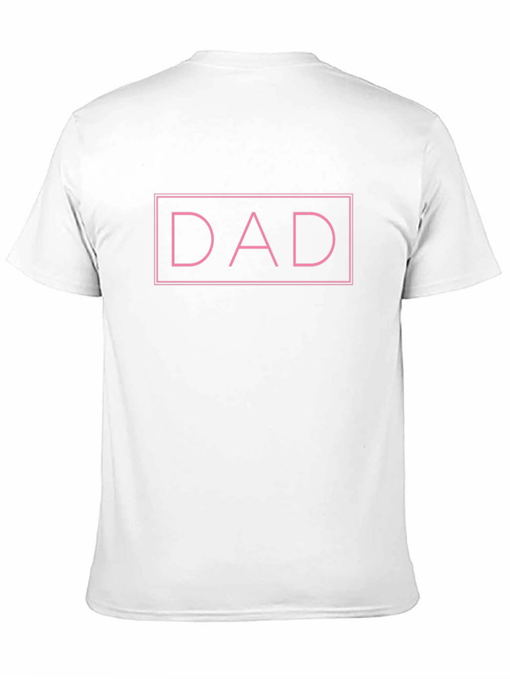 Dad Graphic Tee - Pink Outline