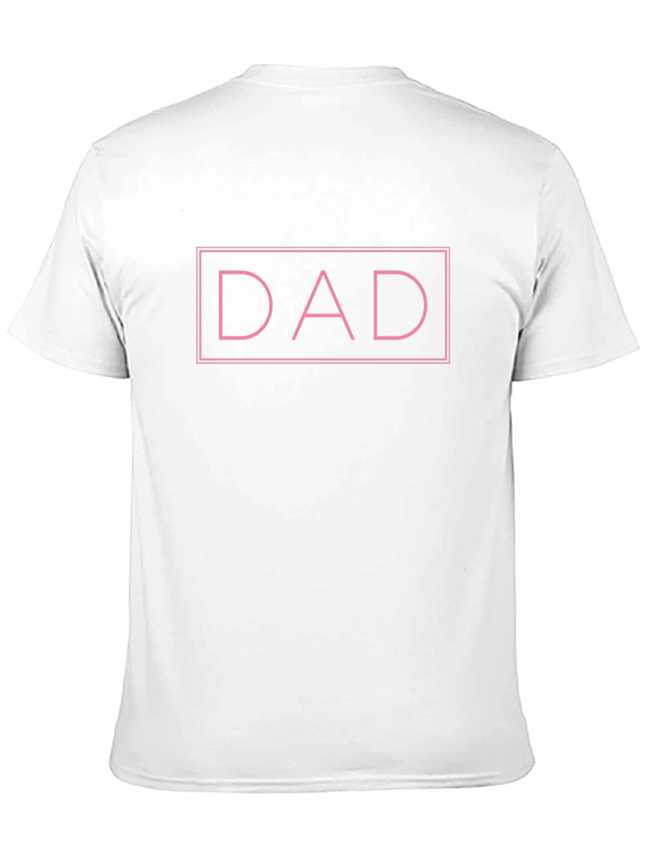Dad Graphic Tee - Pink Outline