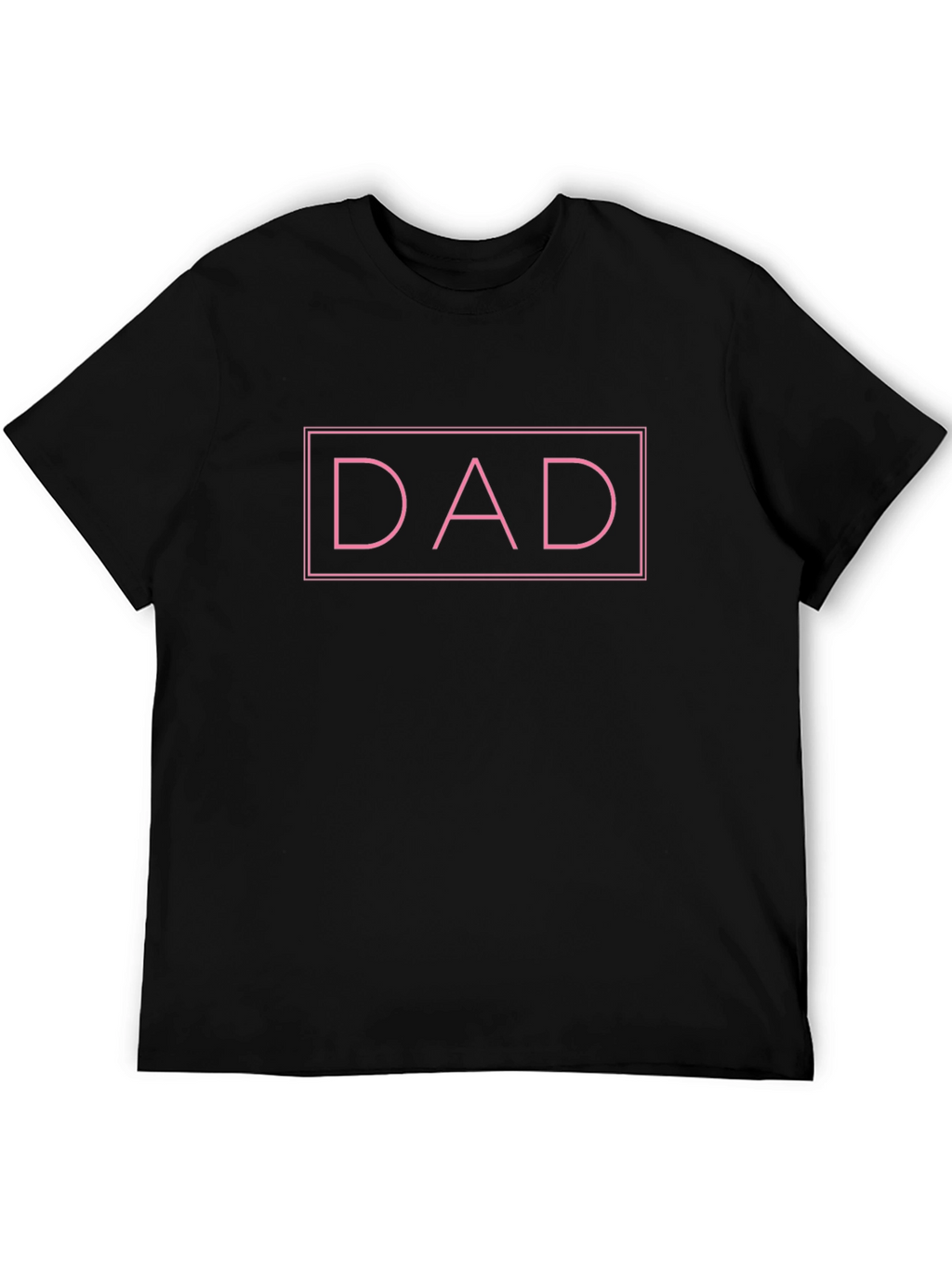 Dad Graphic Tee - Pink Outline