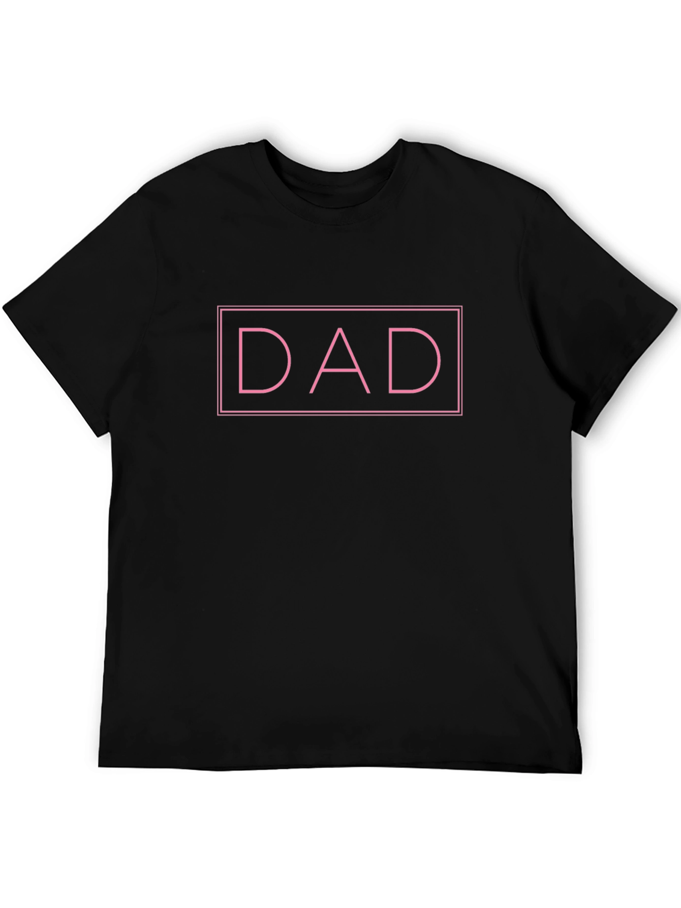 Dad Graphic Tee - Pink Outline