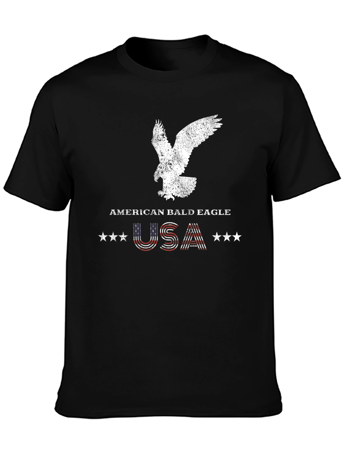 American Bald Eagle USA Graphic Tee
