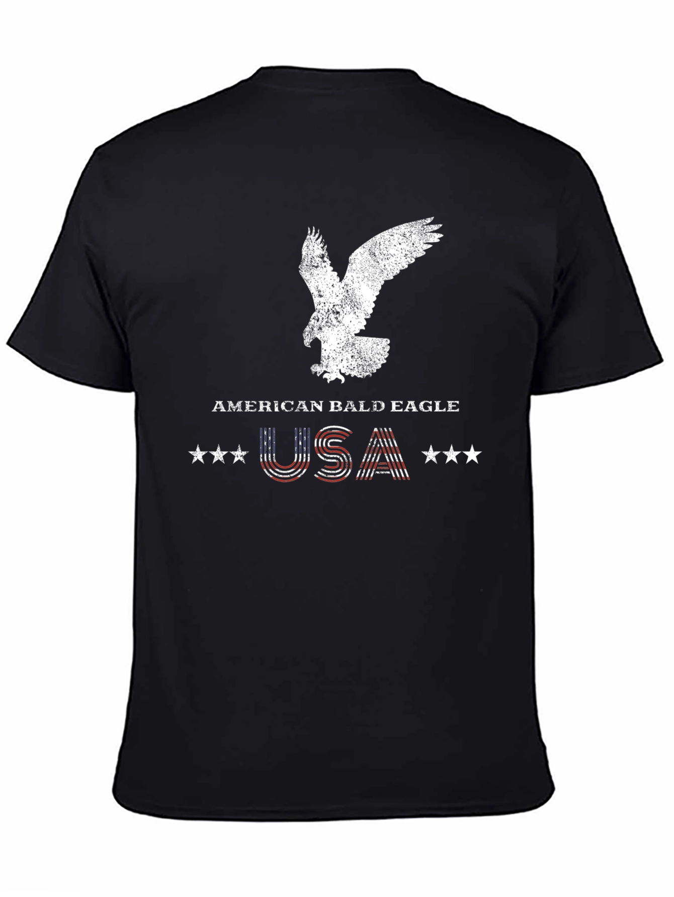 American Bald Eagle USA Graphic Tee