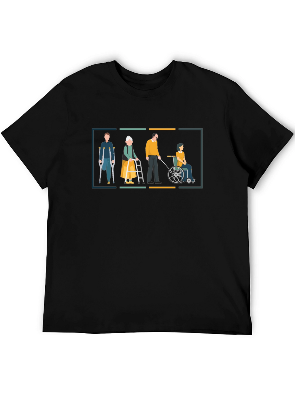 Disability Awareness Graphic Tee - Black