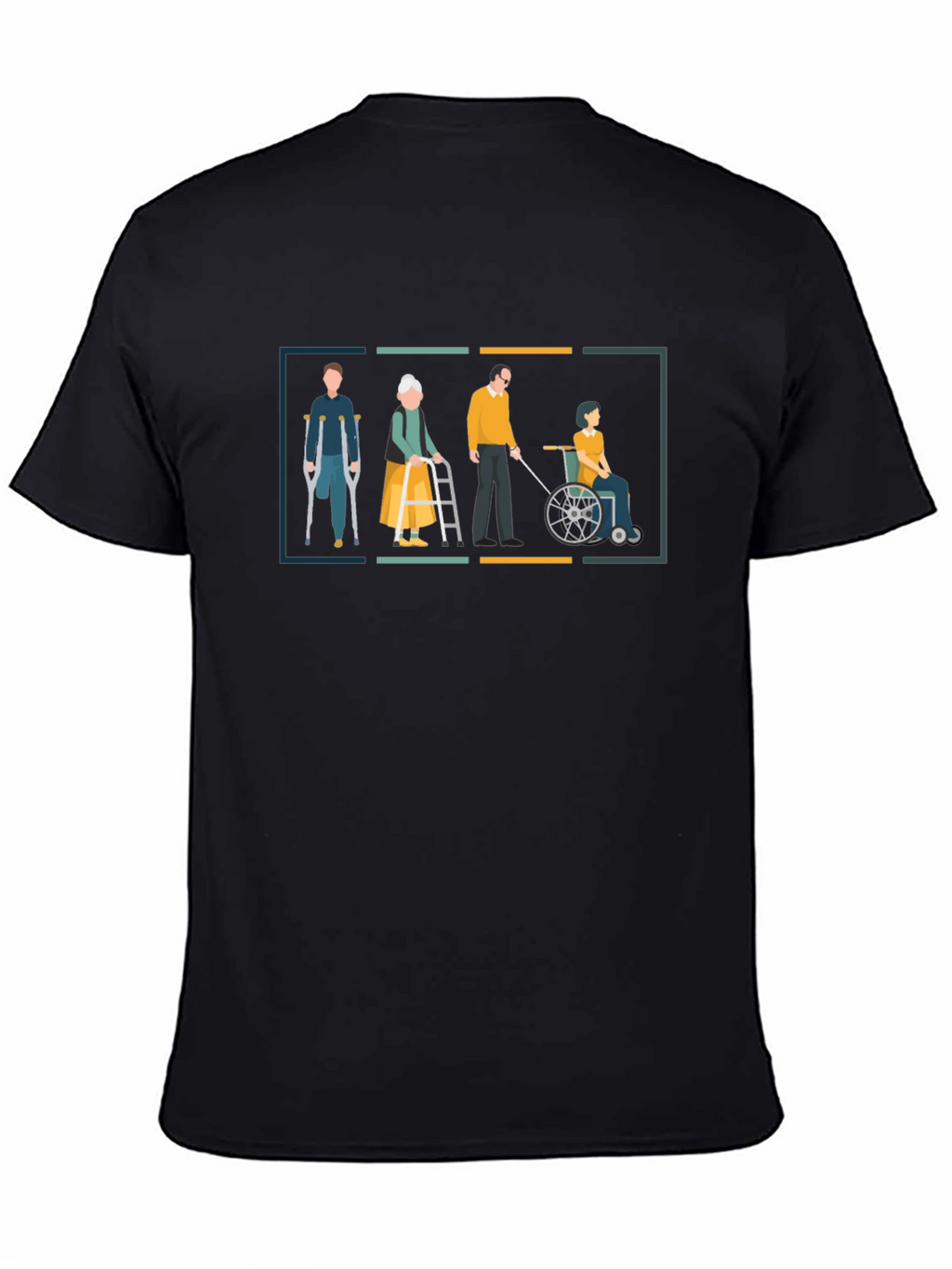 Disability Awareness Graphic Tee - Black