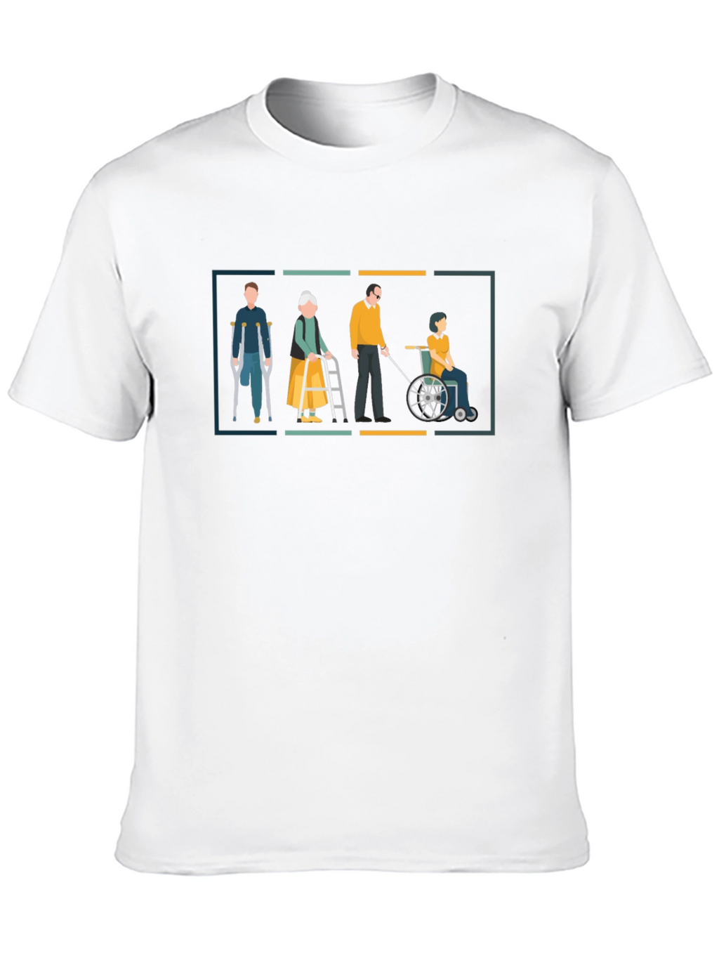 Disability Awareness Graphic Tee - Black