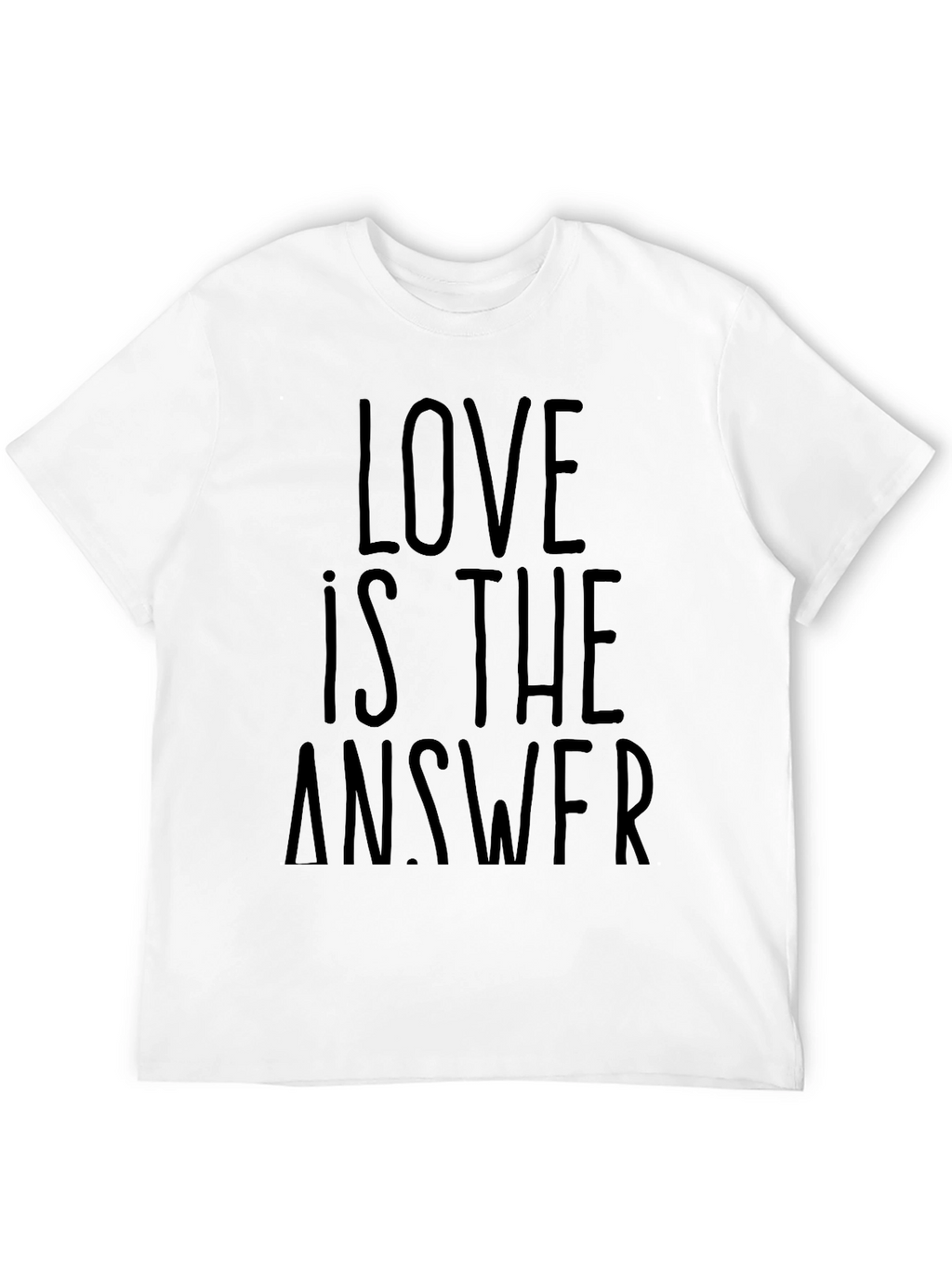 Love is the Answer Black Graphic Tee