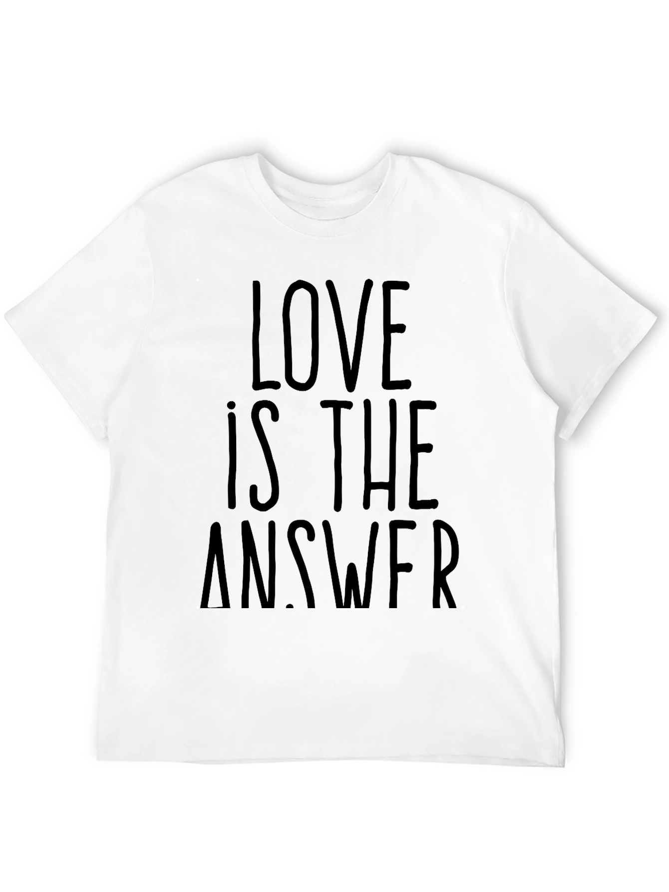 Love is the Answer Black Graphic Tee