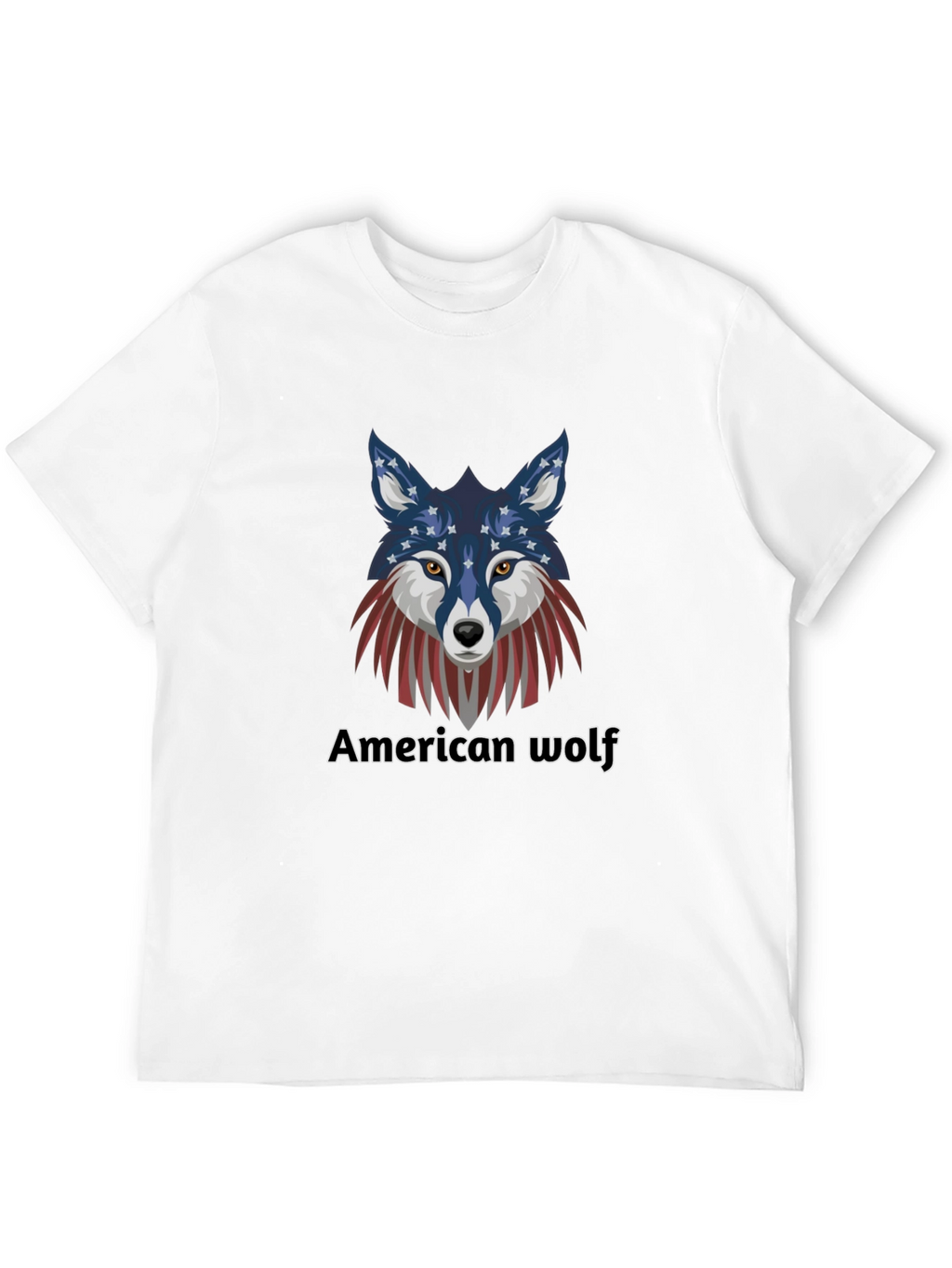 American Wolf Graphic T-Shirt
