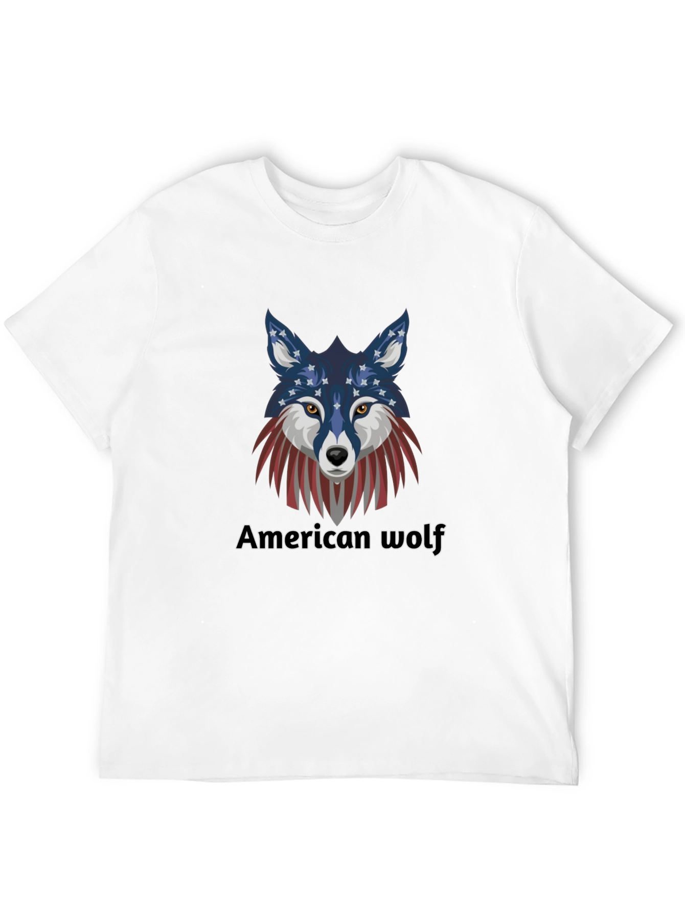 American Wolf Graphic T-Shirt