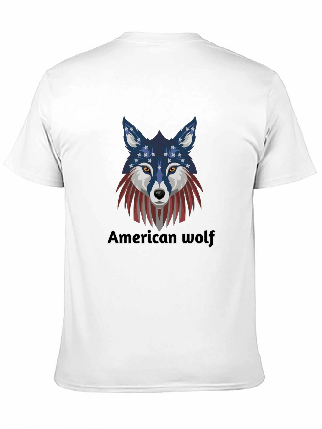 American Wolf Graphic T-Shirt