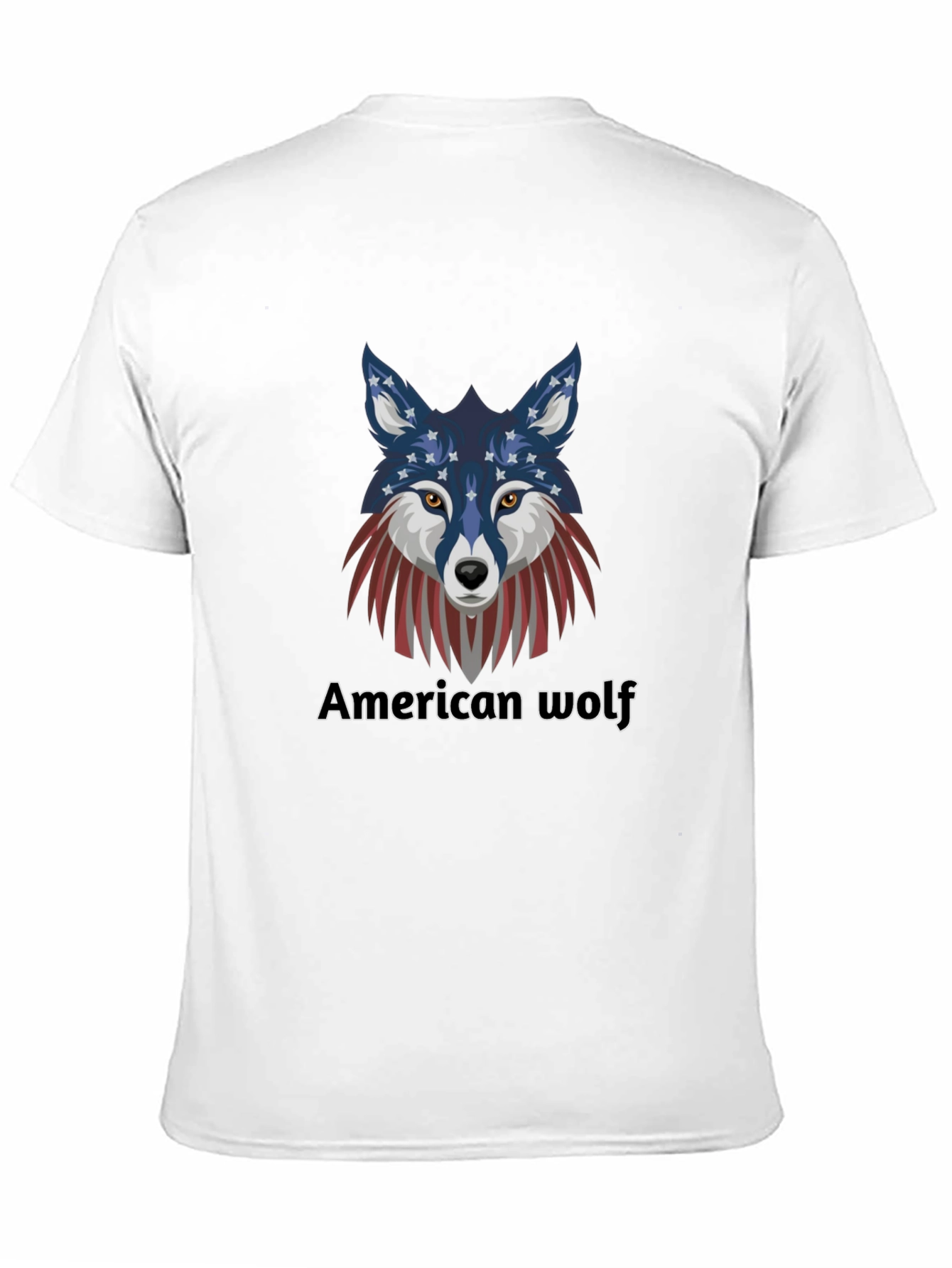 American Wolf Graphic T-Shirt