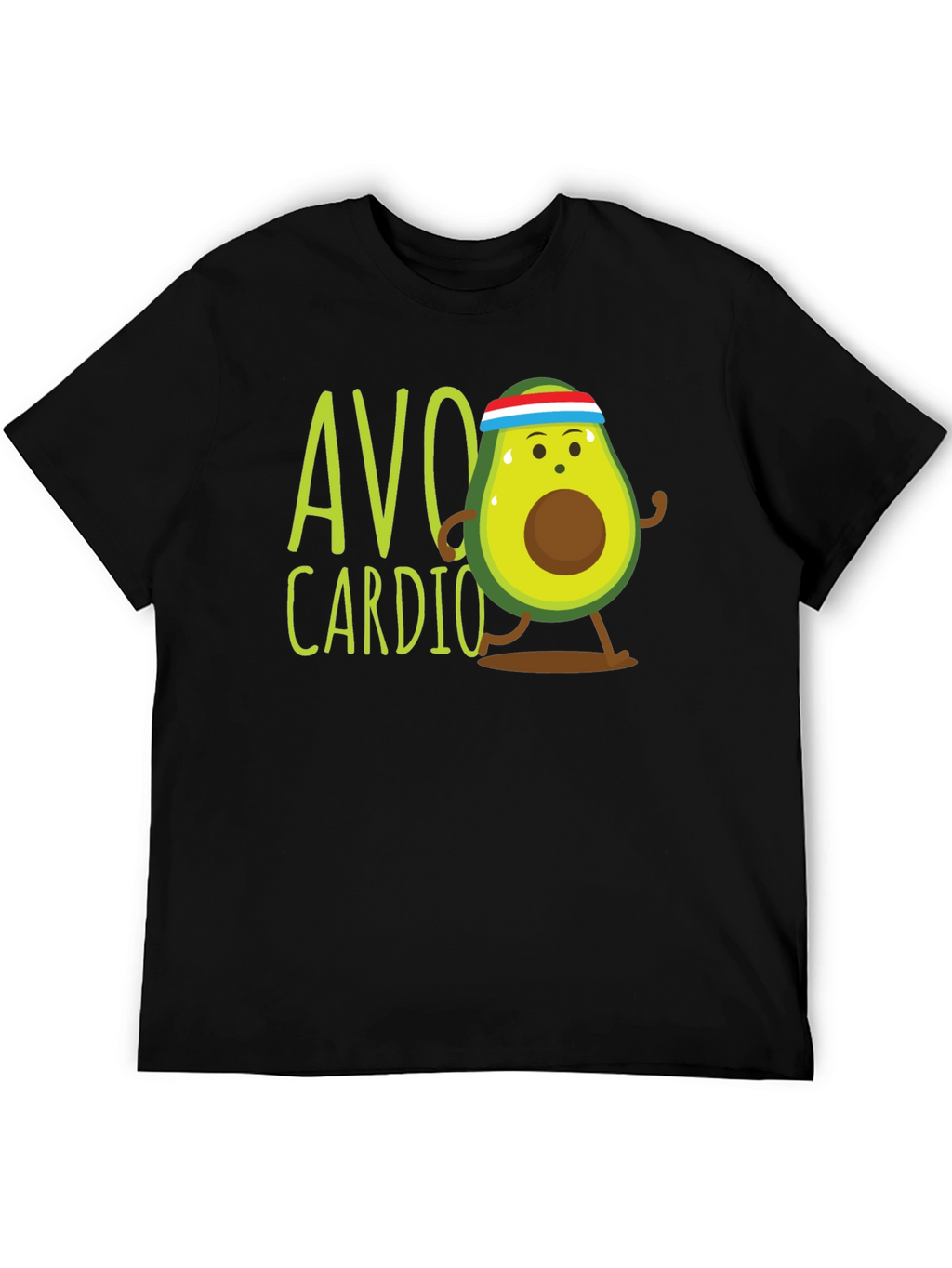 Avo Cardio Graphic Tee - Black