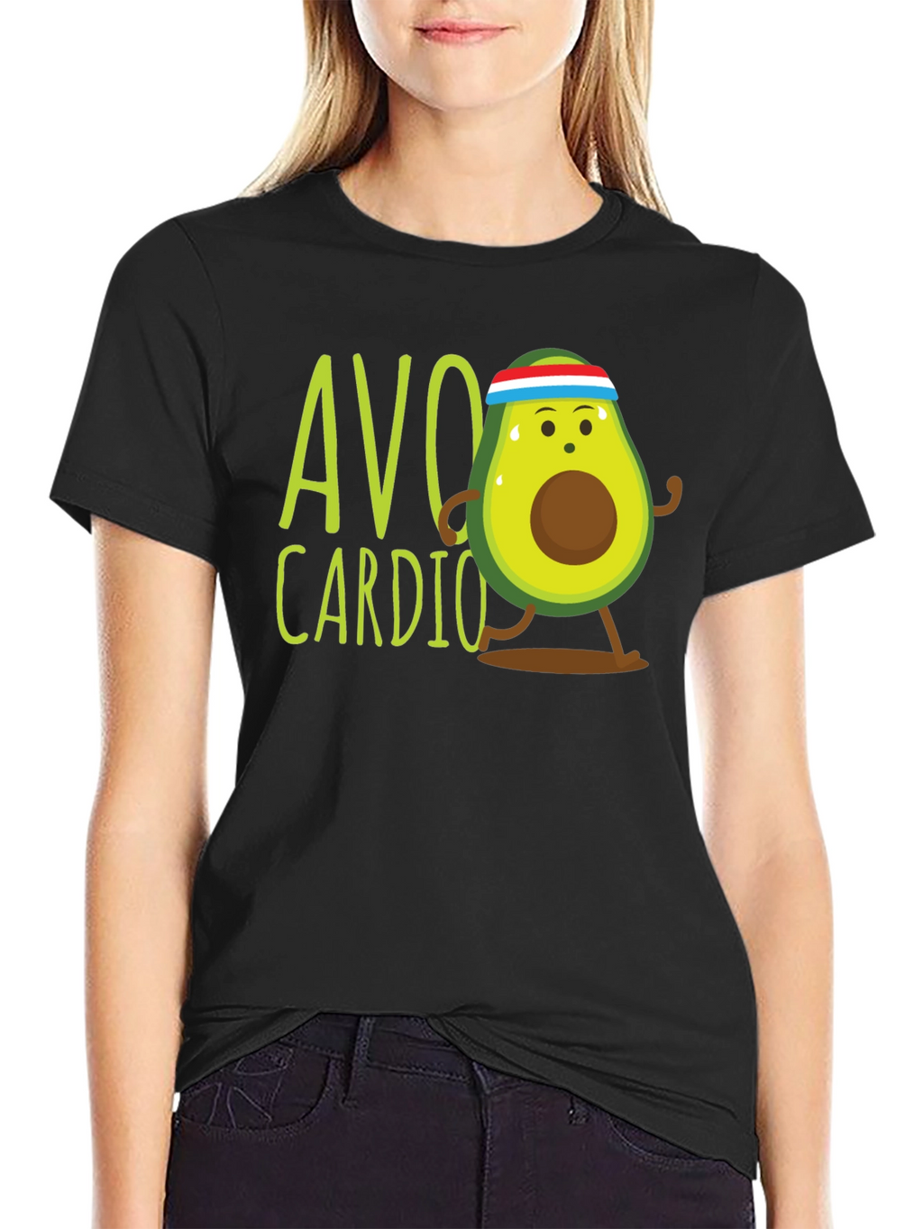 Avo Cardio Graphic Tee - Black