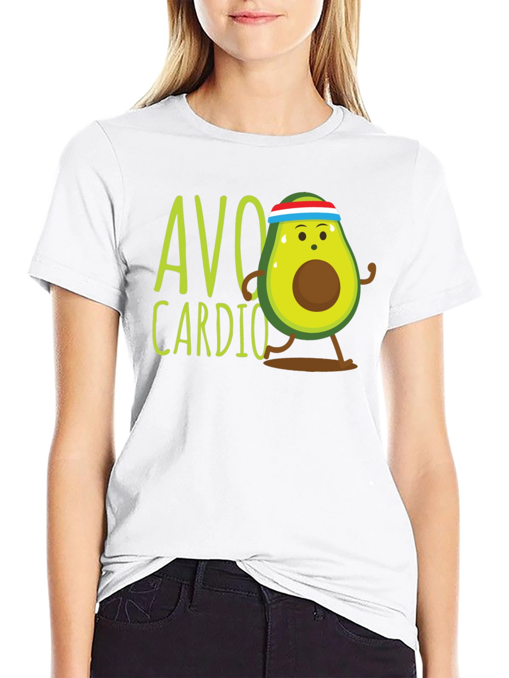 Avo Cardio Graphic Tee - Black